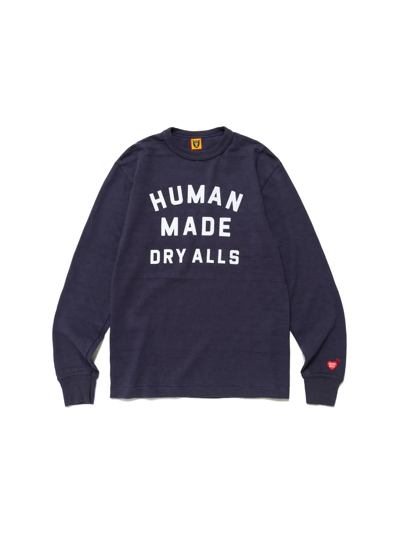 Мужская футболка с длинным рукавом с принтом L/S T-Shirt Human Made — изображение 1 из 2, темно-синий