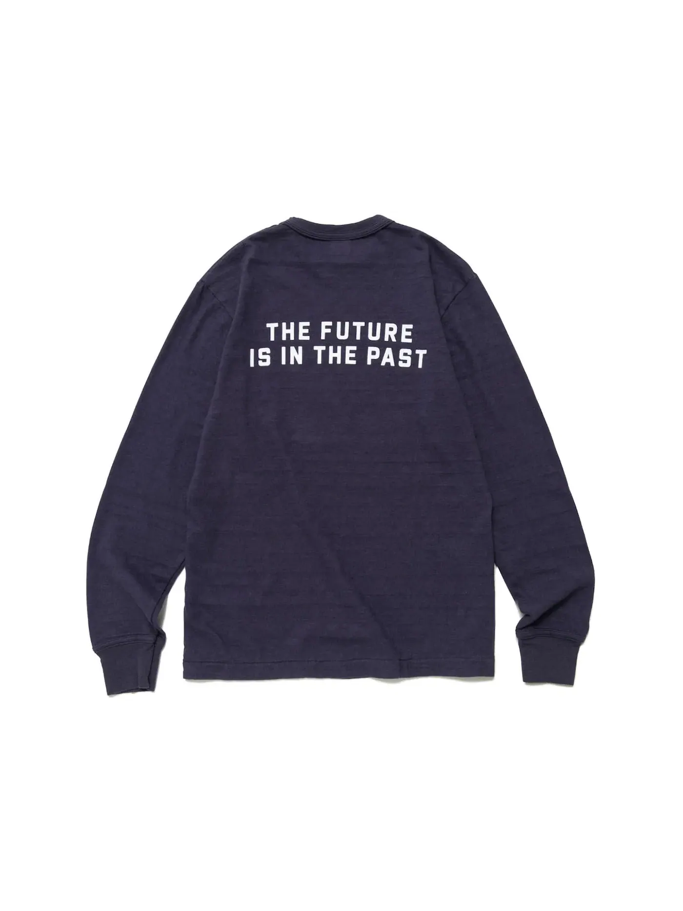 Мужская футболка с длинным рукавом с принтом L/S T-Shirt Human Made — изображение 2 из 2, темно-синий