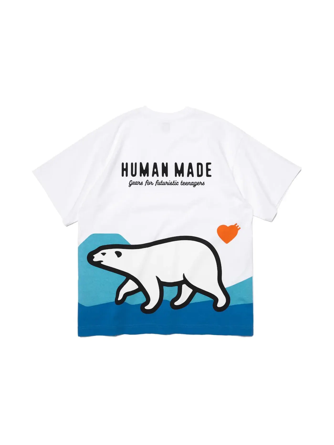 Мужская футболка с принтом Human Made — изображение 2 из 2, белый
