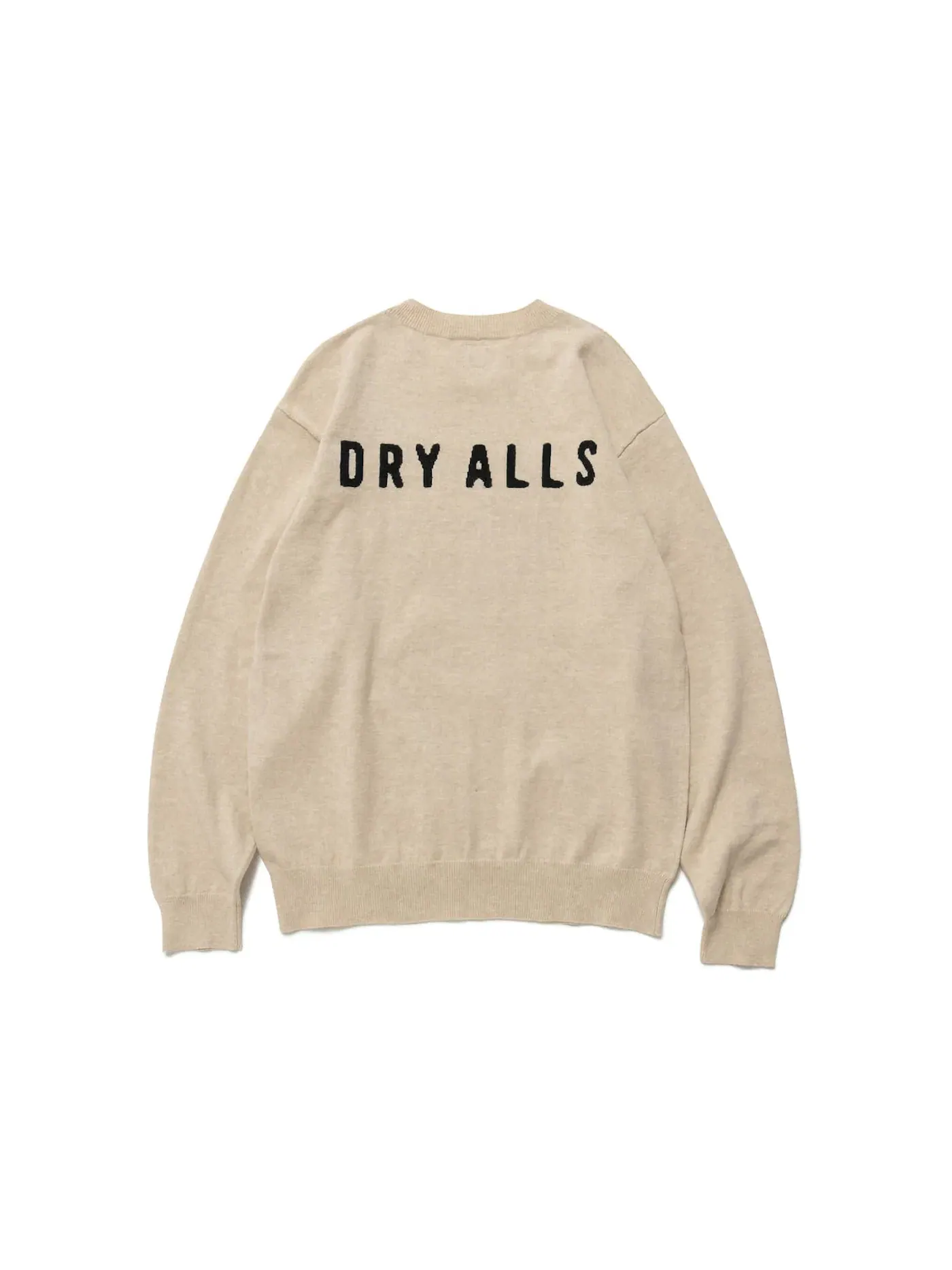 Мужской свитер с длинным рукавом Human Made Sweater — изображение 2 из 2, бежевый
