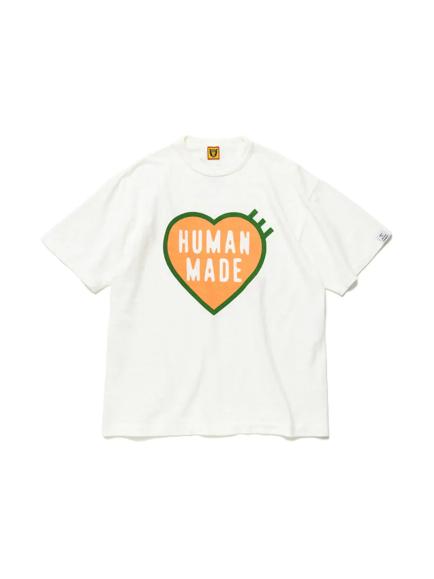 Мужская футболка с принтом Heart Logo Graphic #12 Human Made — изображение 1 из 2, белый
