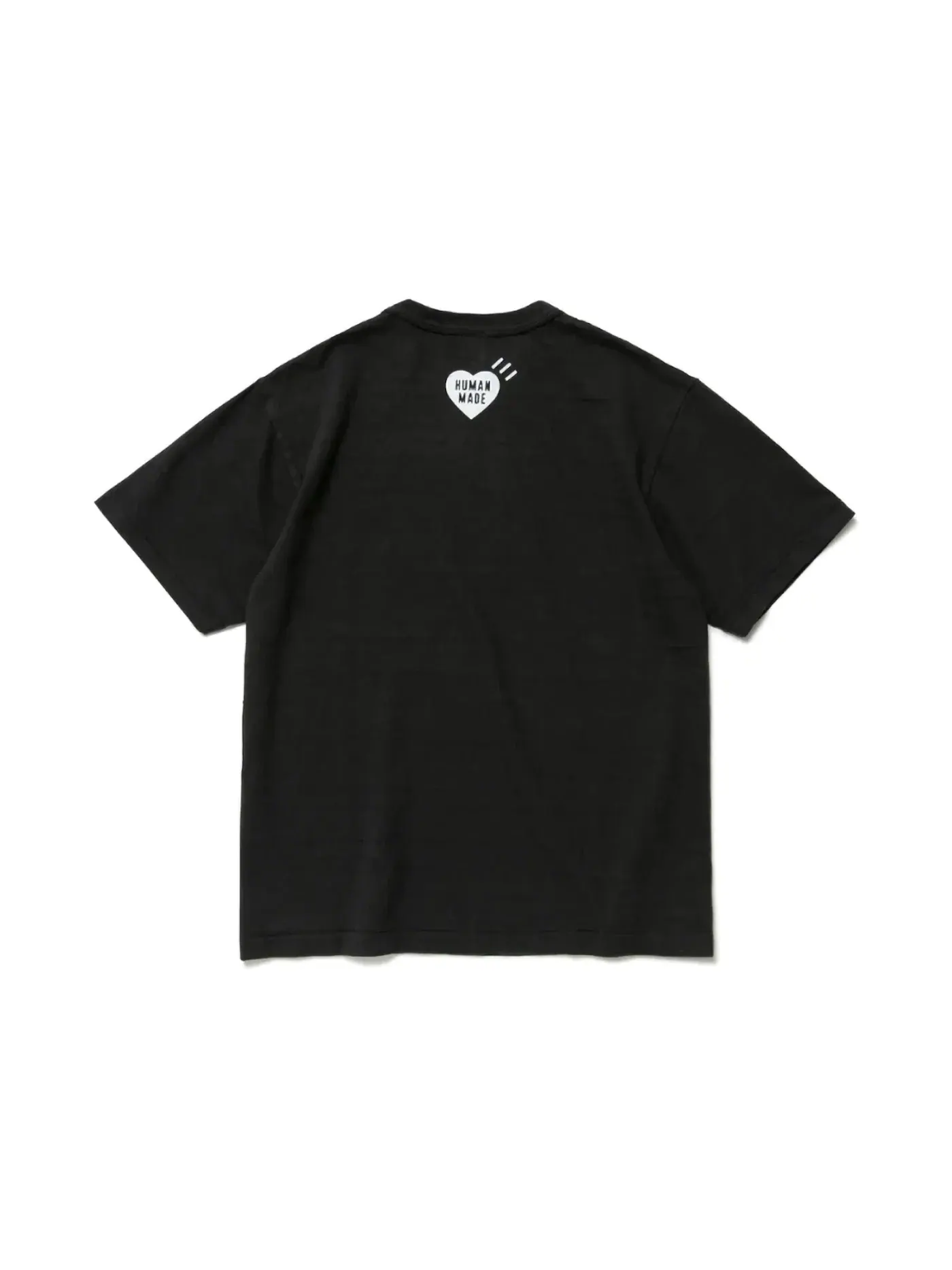 Футболка с принтом Human Made Heart Logo T-Shirt — изображение 2 из 2, черный