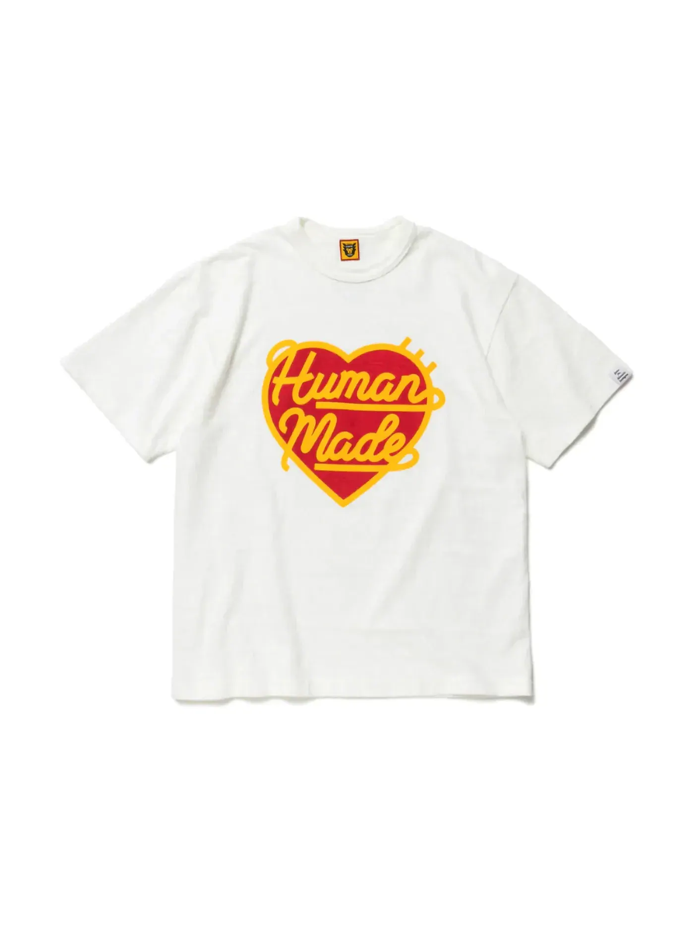 Футболка с принтом Human Made Heart Logo T-Shirt White — изображение 1 из 2