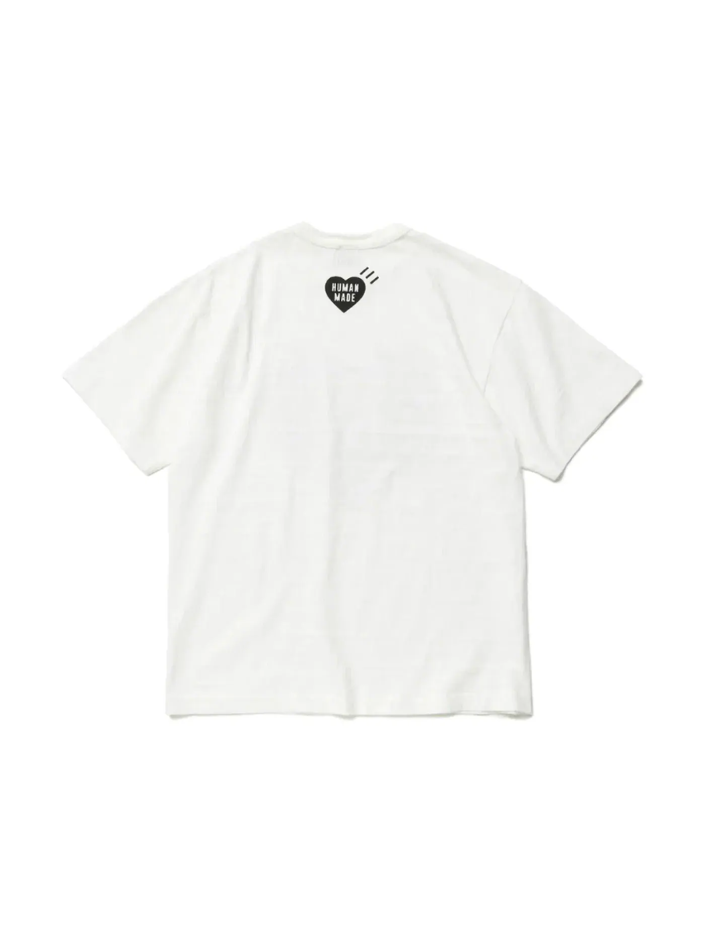 Футболка с принтом Human Made Heart Logo T-Shirt White — изображение 2 из 2