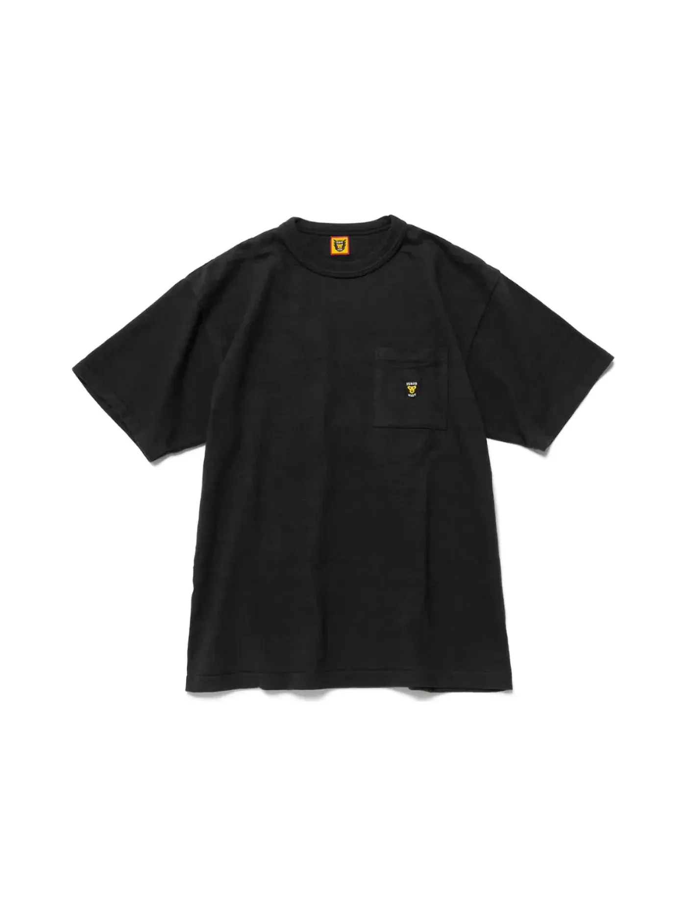 Мужская футболка с принтом Human Made Human Logo #1 Pocket T-Shirt — изображение 1 из 2, черный