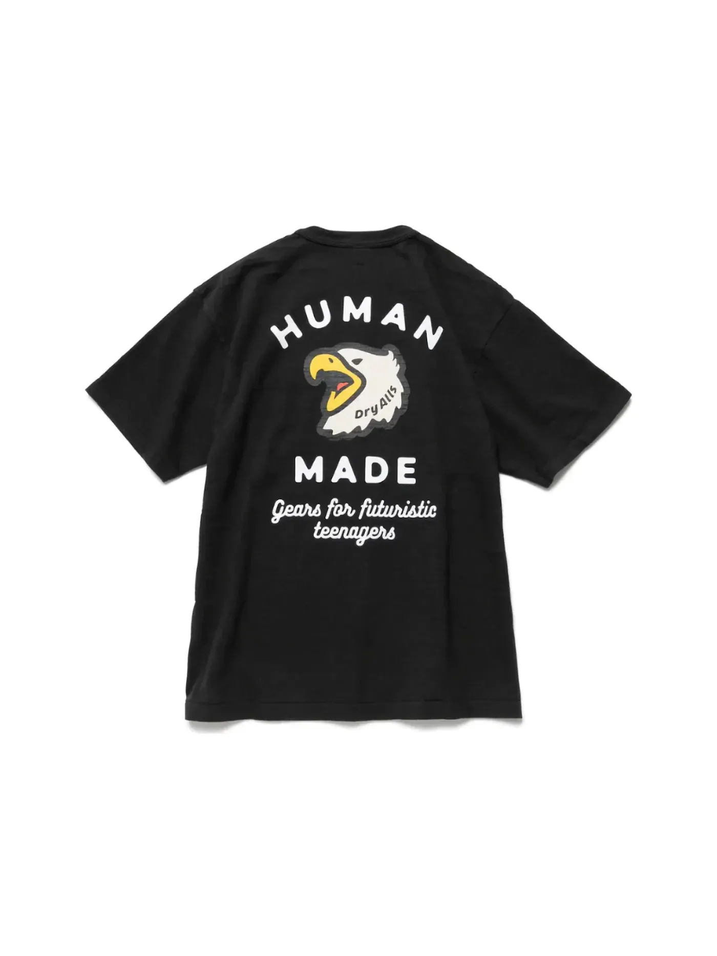 Мужская футболка с принтом Human Made Human Logo #1 Pocket T-Shirt — изображение 2 из 2, черный
