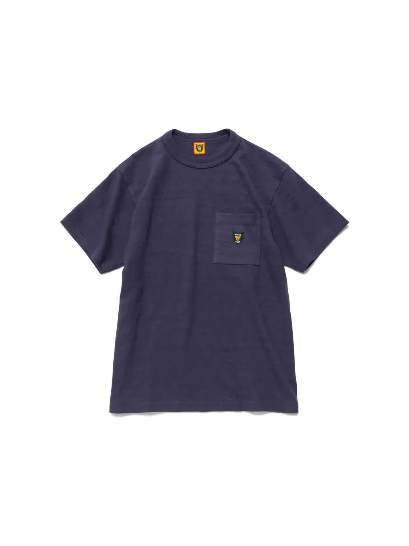 Мужская футболка с нагрудным карманом Human Made Human Logo #1 Pocket T-Shirt Navy — изображение 1 из 2