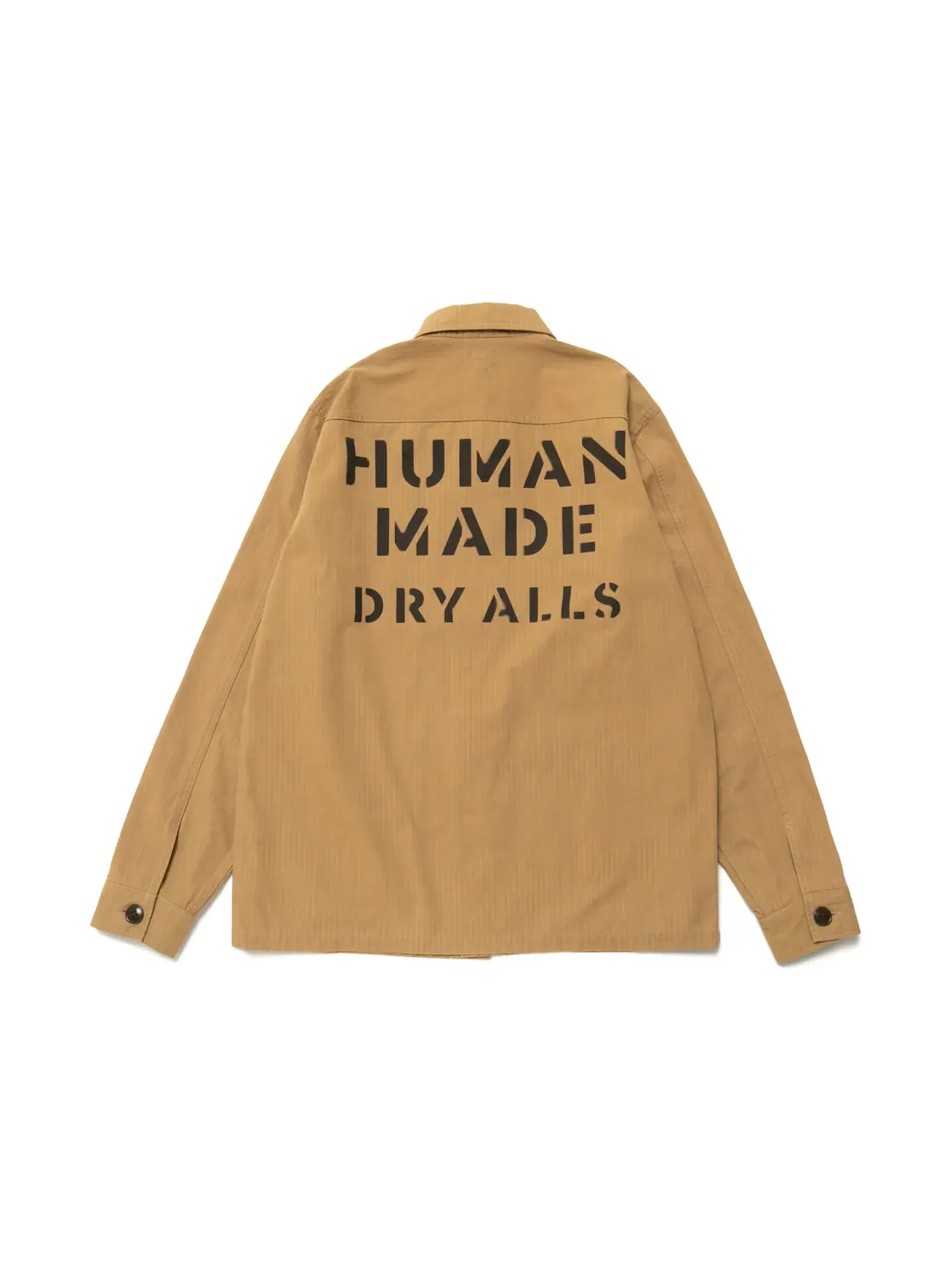 Мужская рубашка-овершорт Military Overshirt Human Made — изображение 2 из 2, бежевый
