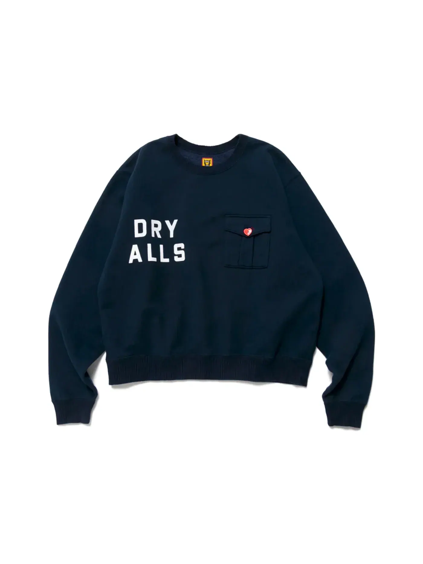 Мужской свитшот с принтом Sweatshirt Human Made — изображение 1 из 2, темно-синий