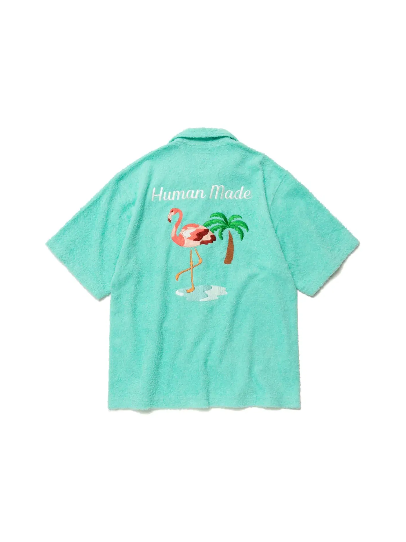 Мужская рубашка с начесом Human Made Shirt — изображение 2 из 2, зеленый