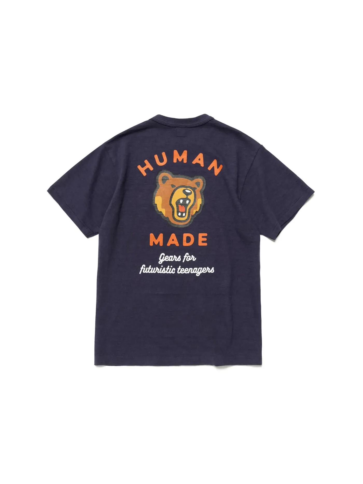 Мужская футболка с принтом Human Made Pocket Bear #1 T-Shirt — изображение 1 из 2, темно-синий