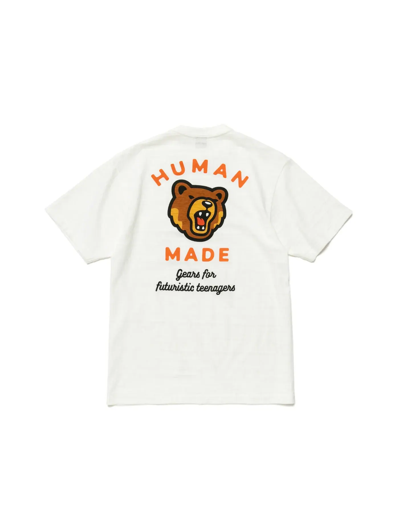 Мужская футболка с принтом Human Made Pocket Bear #1 T-Shirt — изображение 1 из 2, белый