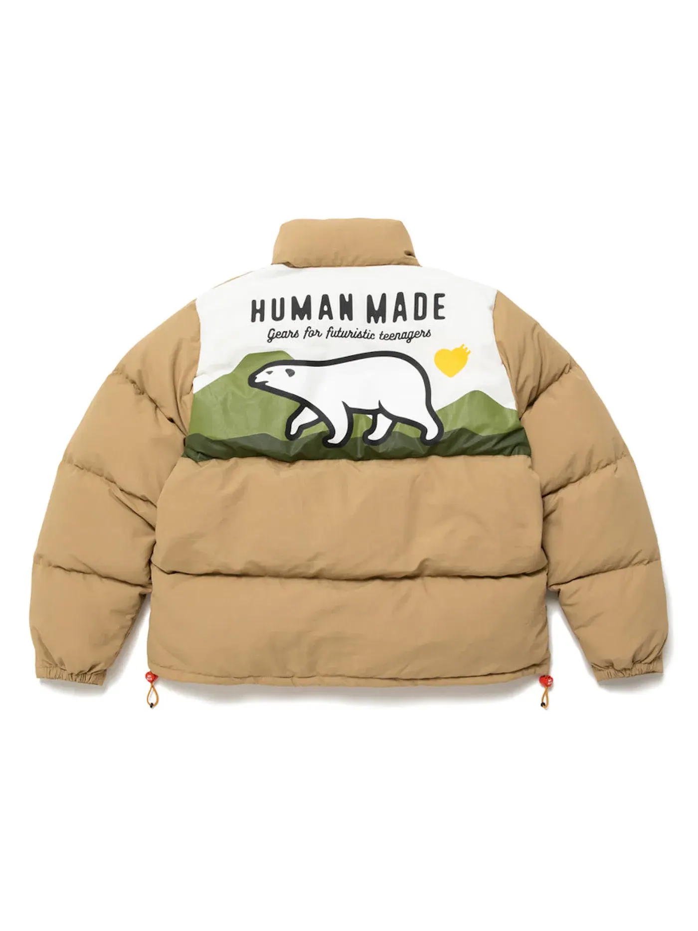 Мужская куртка-пуховик Polar Bear Human Made — изображение 1 из 2, бежевый