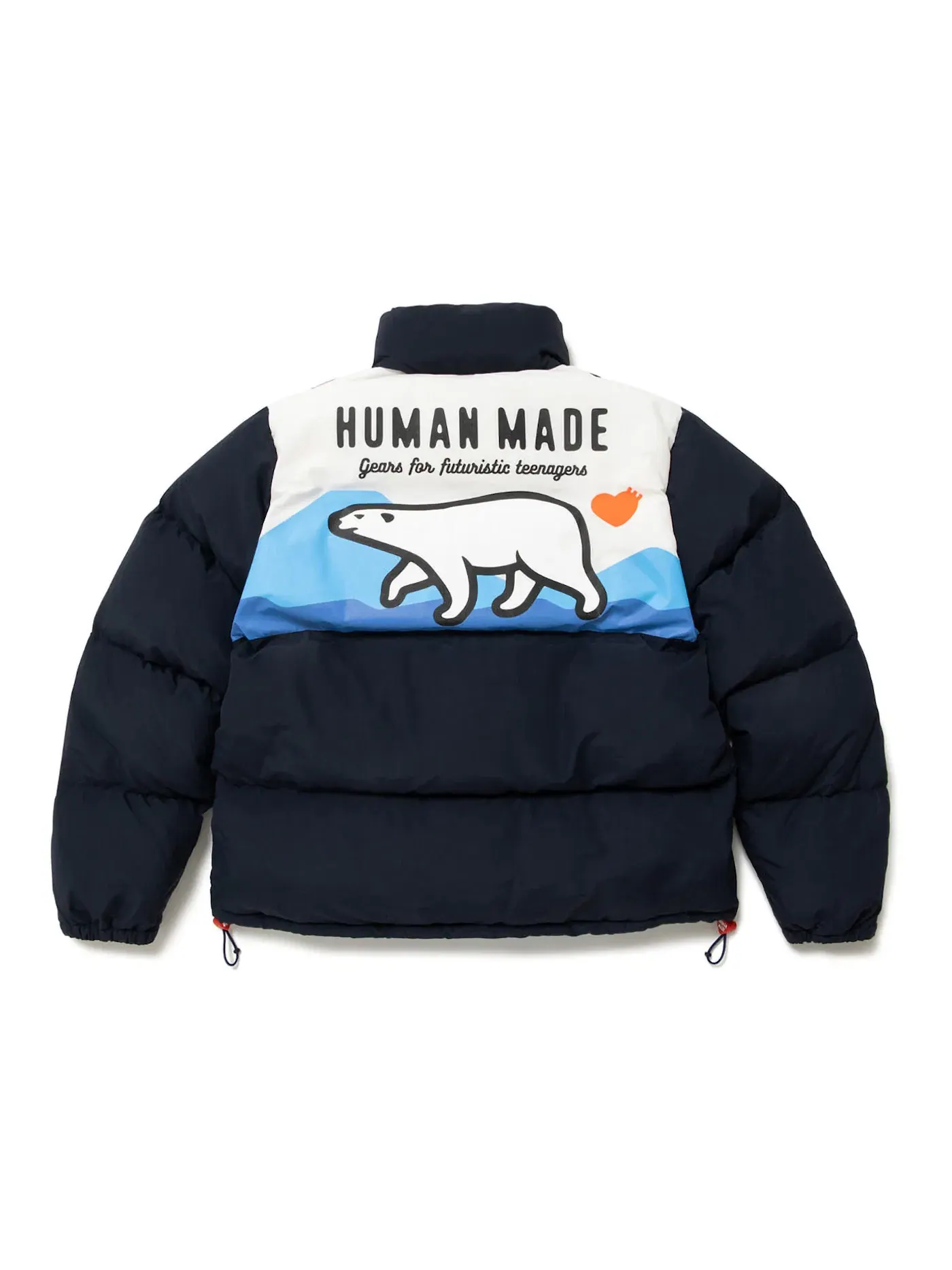 Мужская куртка пуховая Polar Bear Human Made — изображение 1 из 2, темно-синий