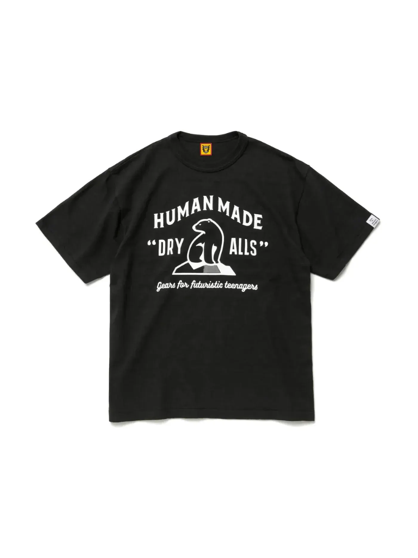 Детская футболка с принтом Polar Bear Dry Alls Human Made — изображение 1 из 2, черный
