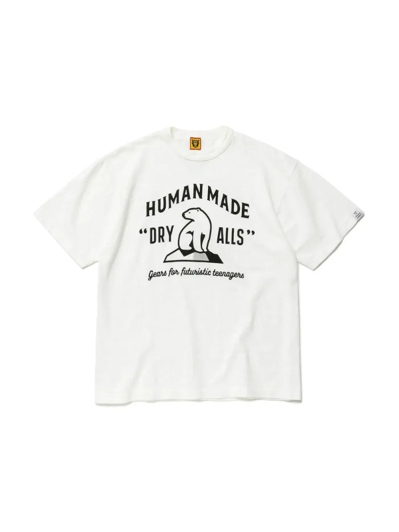 Детская футболка с принтом Human Made Polar Bear Dry Alls T-Shirt — изображение 1 из 2, белый