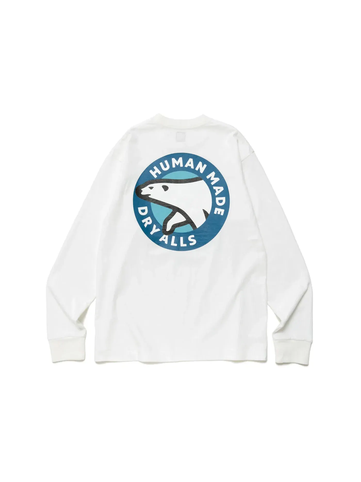 Мужская футболка с принтом L/S Tee Human Made — изображение 1 из 2, белый