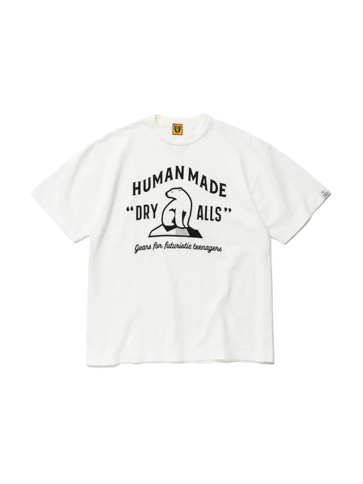 Мужская футболка с принтом Polar Bear Human Made — изображение 1 из 1, белый/черный