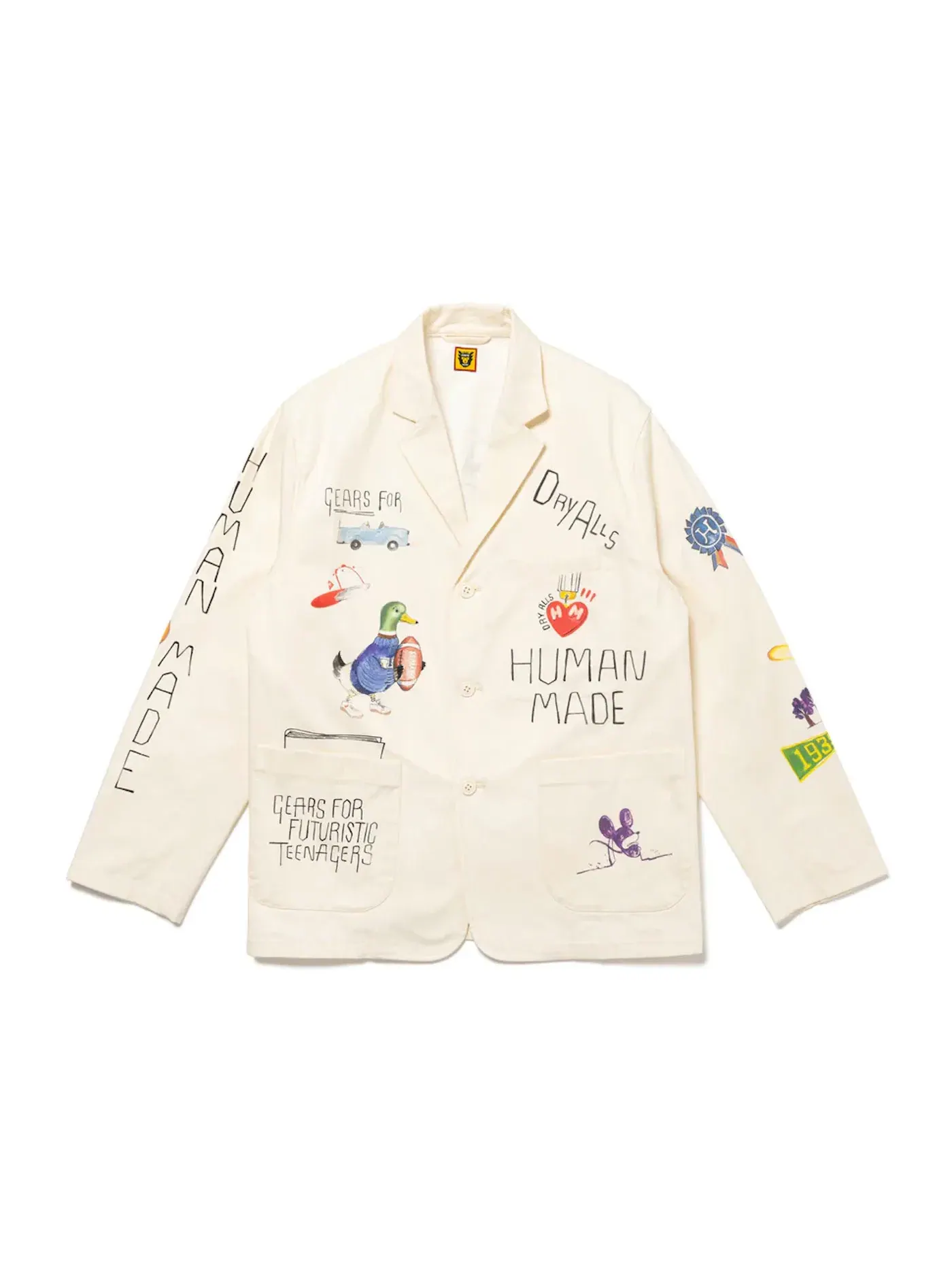 Мужская куртка с принтом Jacket Human Made — изображение 1 из 2, белый