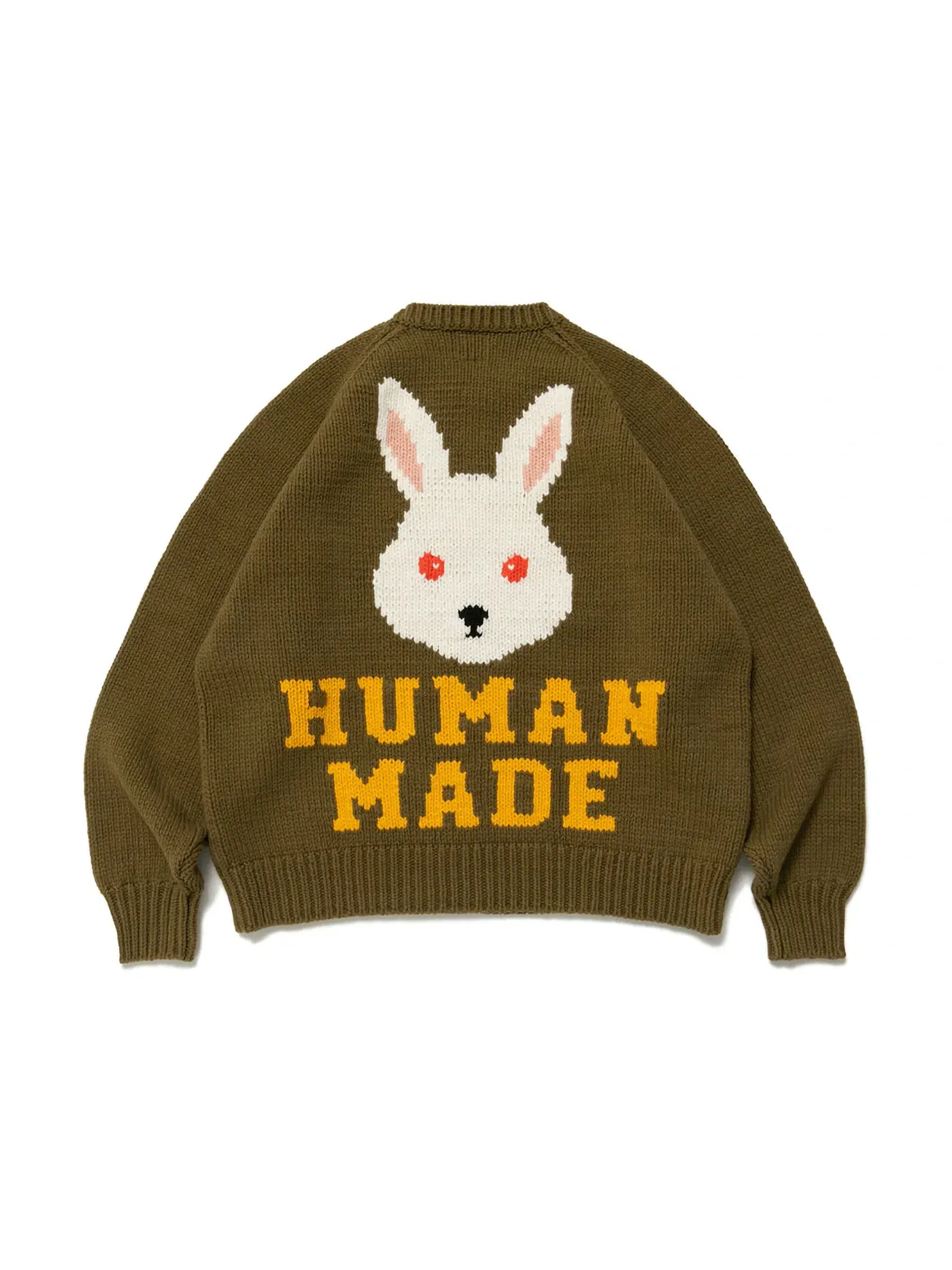 Мужской свитер с длинным рукавом Human Made Sweater — изображение 2 из 2, зеленый