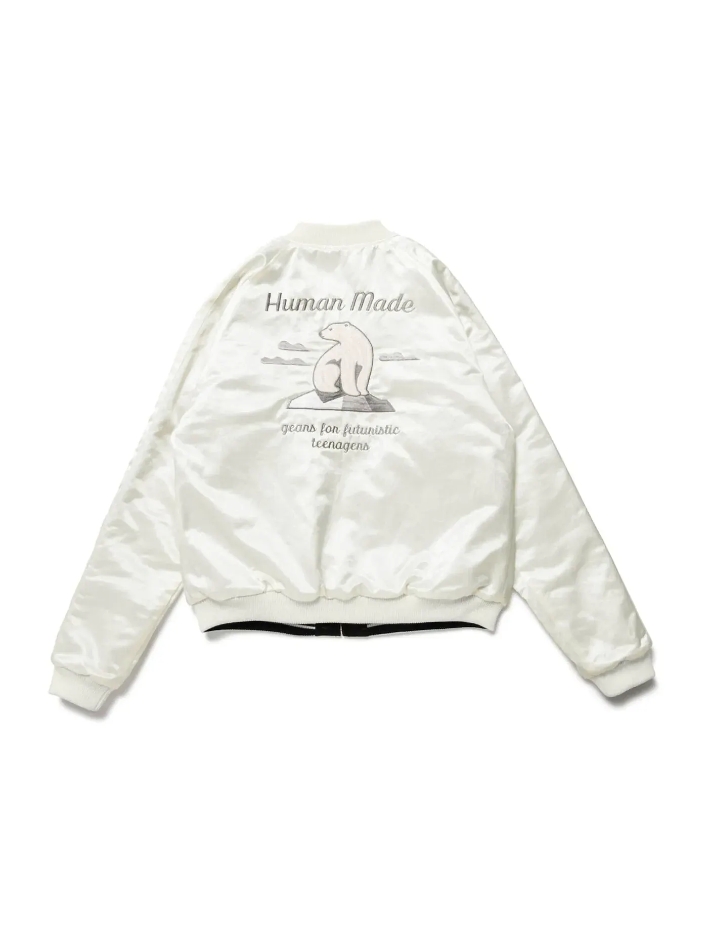 Мужская куртка с принтом Reversible Yokosuka Jacket Human Made — изображение 2 из 4, белый черный