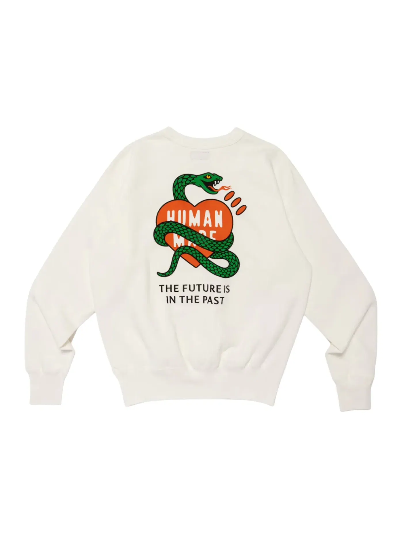 Мужской свитшот с принтом Human Made Sweatshirt — изображение 1 из 2, белый