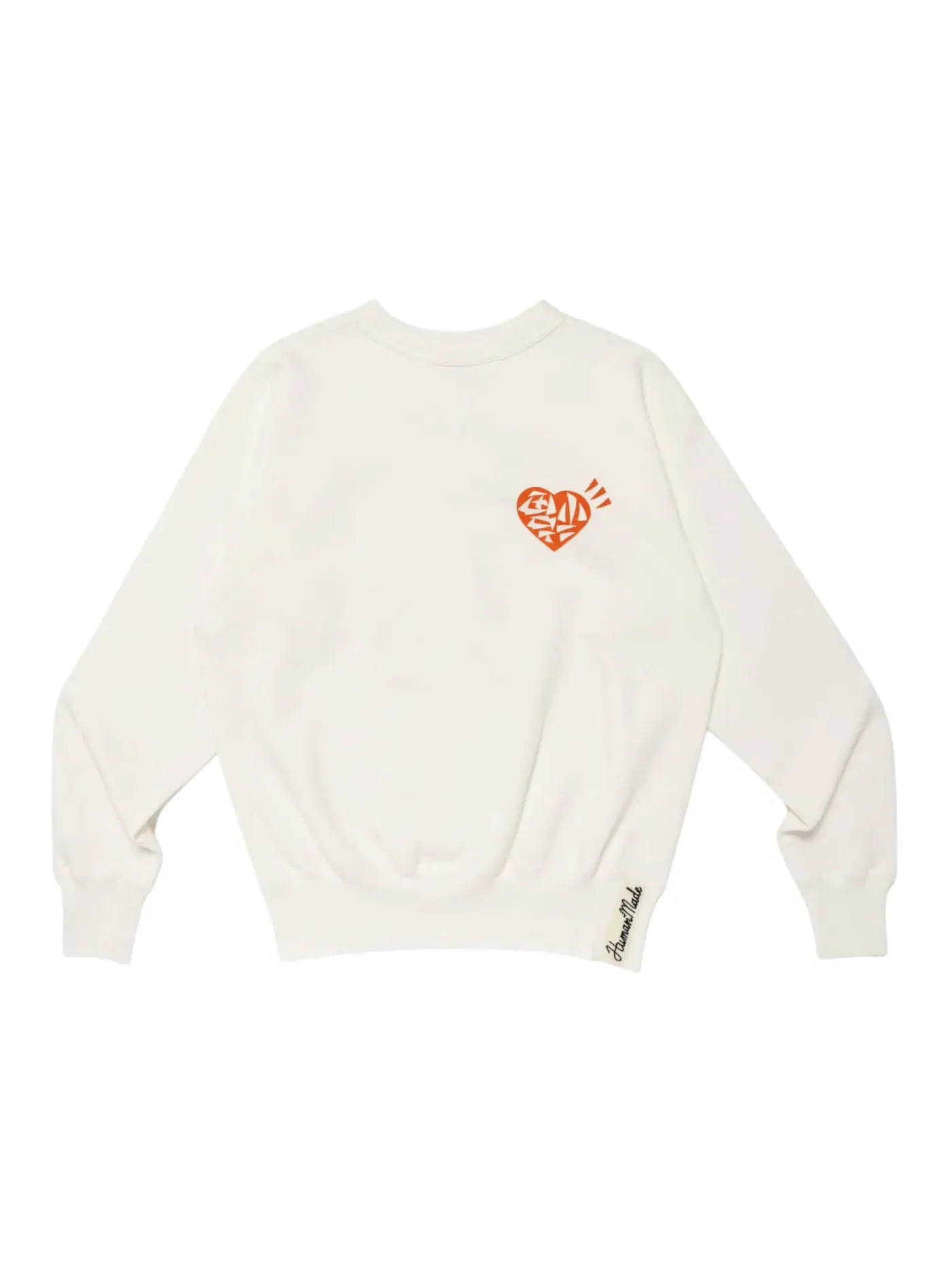 Мужской свитшот с принтом Human Made Sweatshirt — изображение 2 из 2, белый