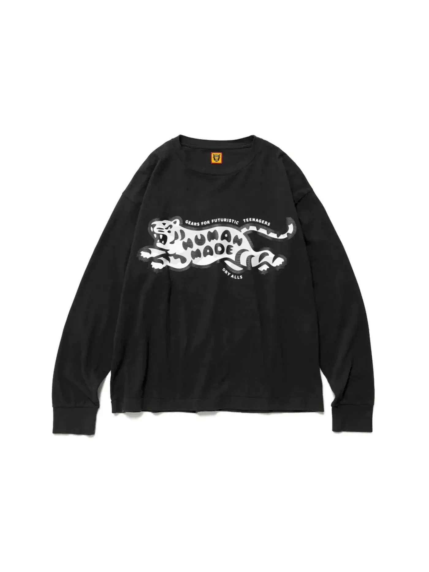 Мужская футболка с длинным рукавом Human Made Tiger L/S T-Shirt — изображение 1 из 2, черный