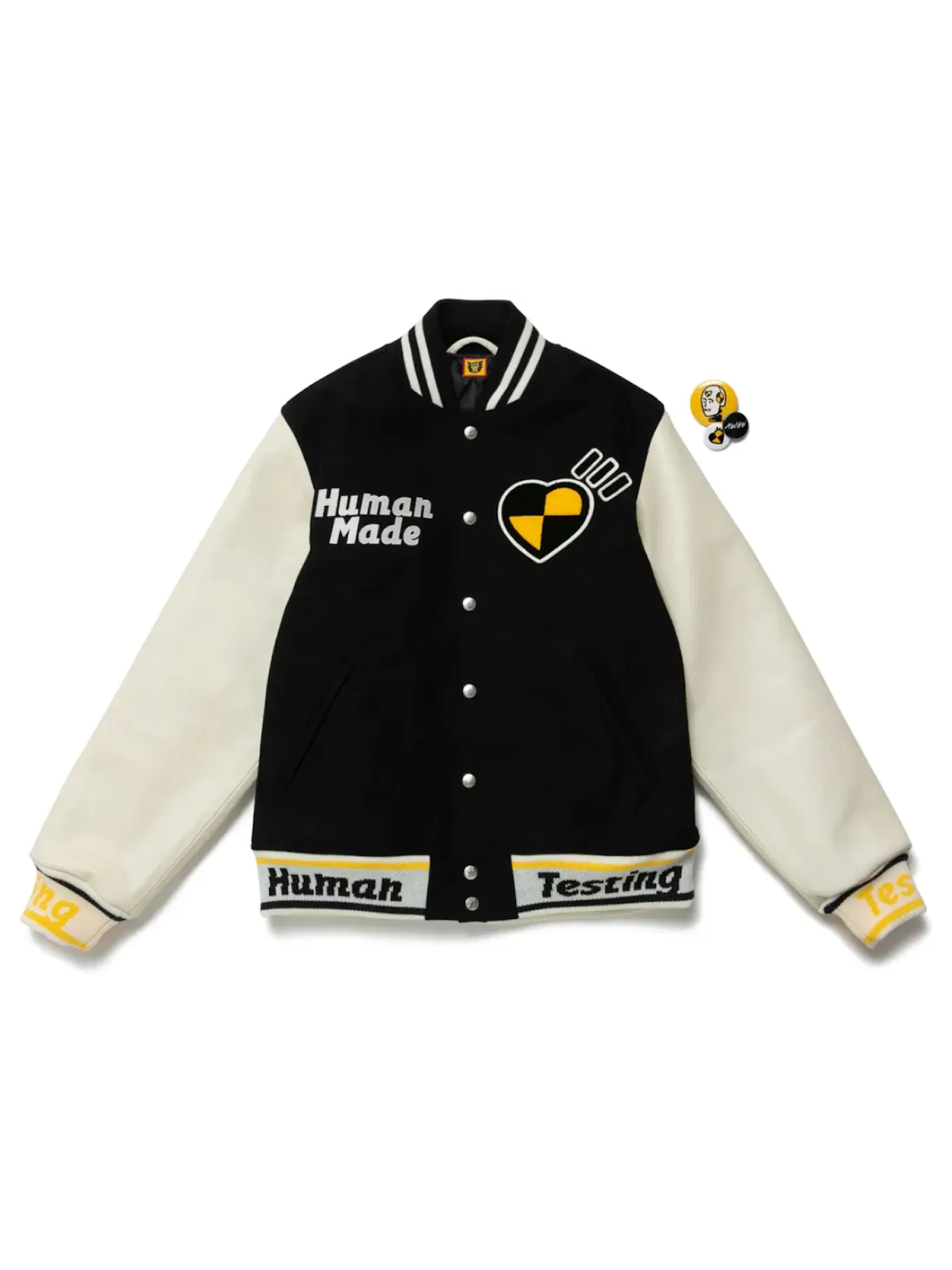 Мужская бомбер-куртка из коллекции Human Made x A$AP Rocky Human Testing Human Made — изображение 1 из 2, черный