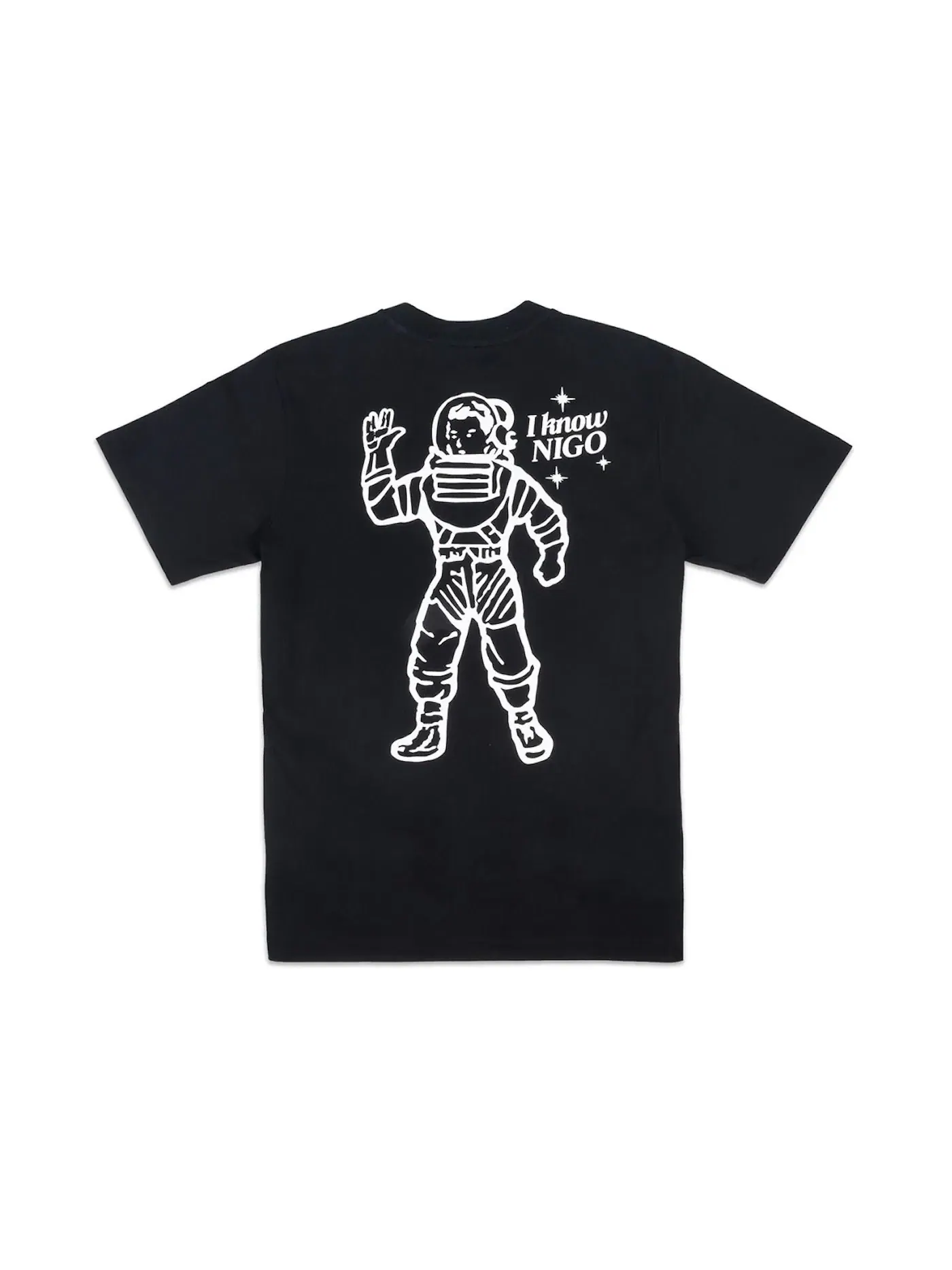 Мужская футболка с принтом Human Made x Billionaire Boys Club I Know Nigo T-Shirt — изображение 1 из 2, черный