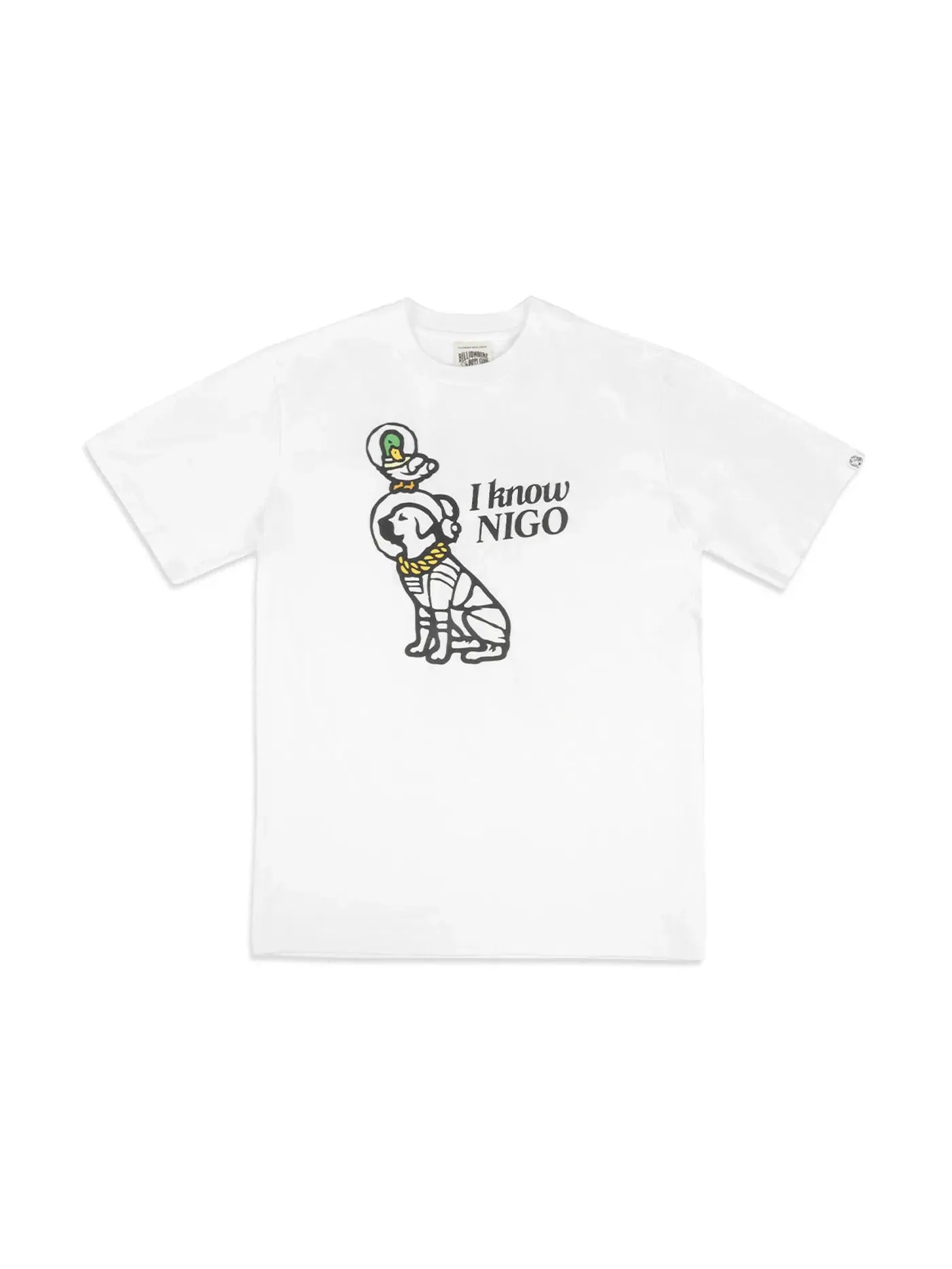 Мужская футболка с принтом I Know Nigo Human Made — изображение 2 из 2, белый