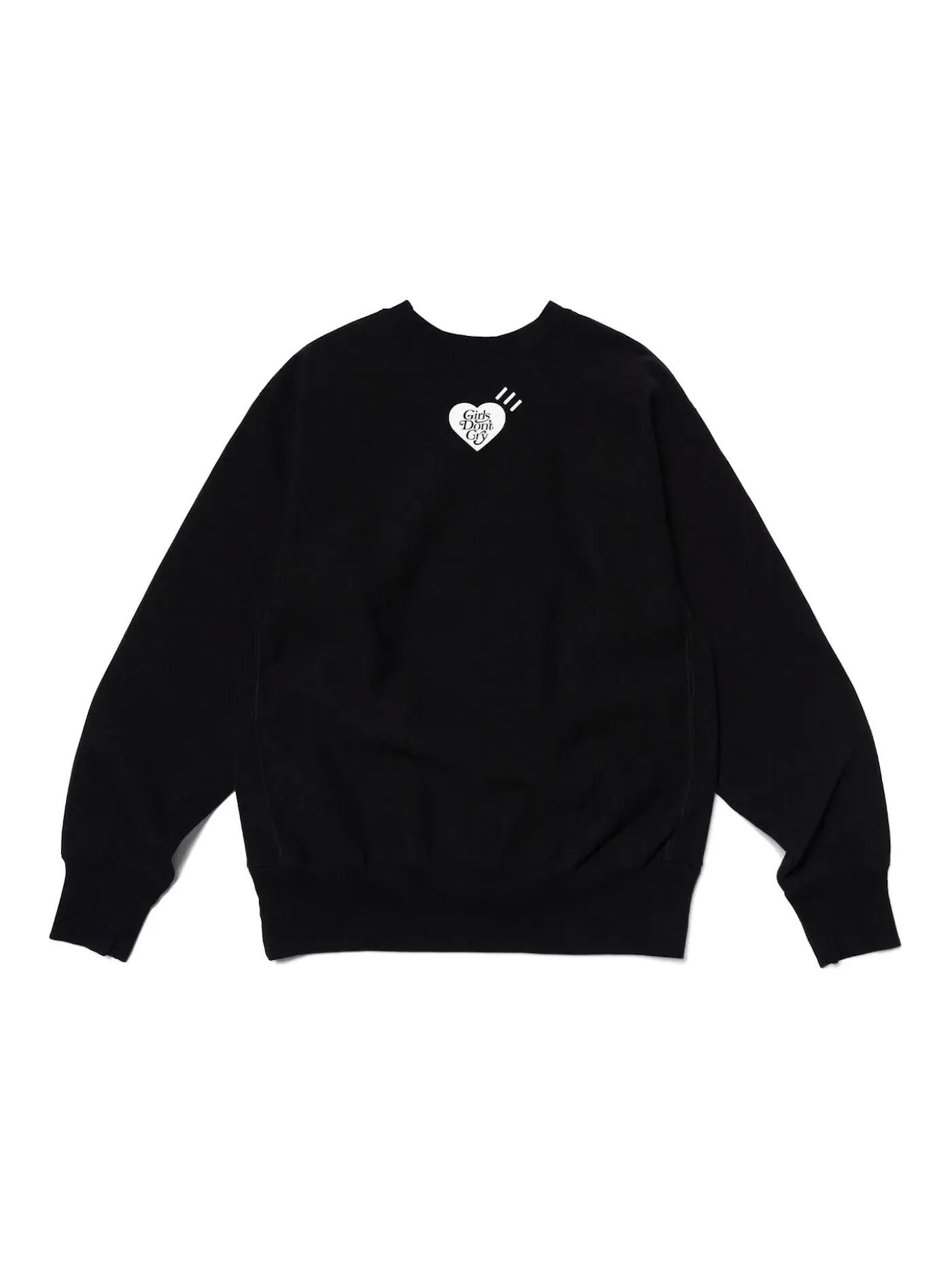 Мужской свитшот с принтом Human Made x Girls Don't Cry Crew Neck Sweatshirt — изображение 2 из 2, черный