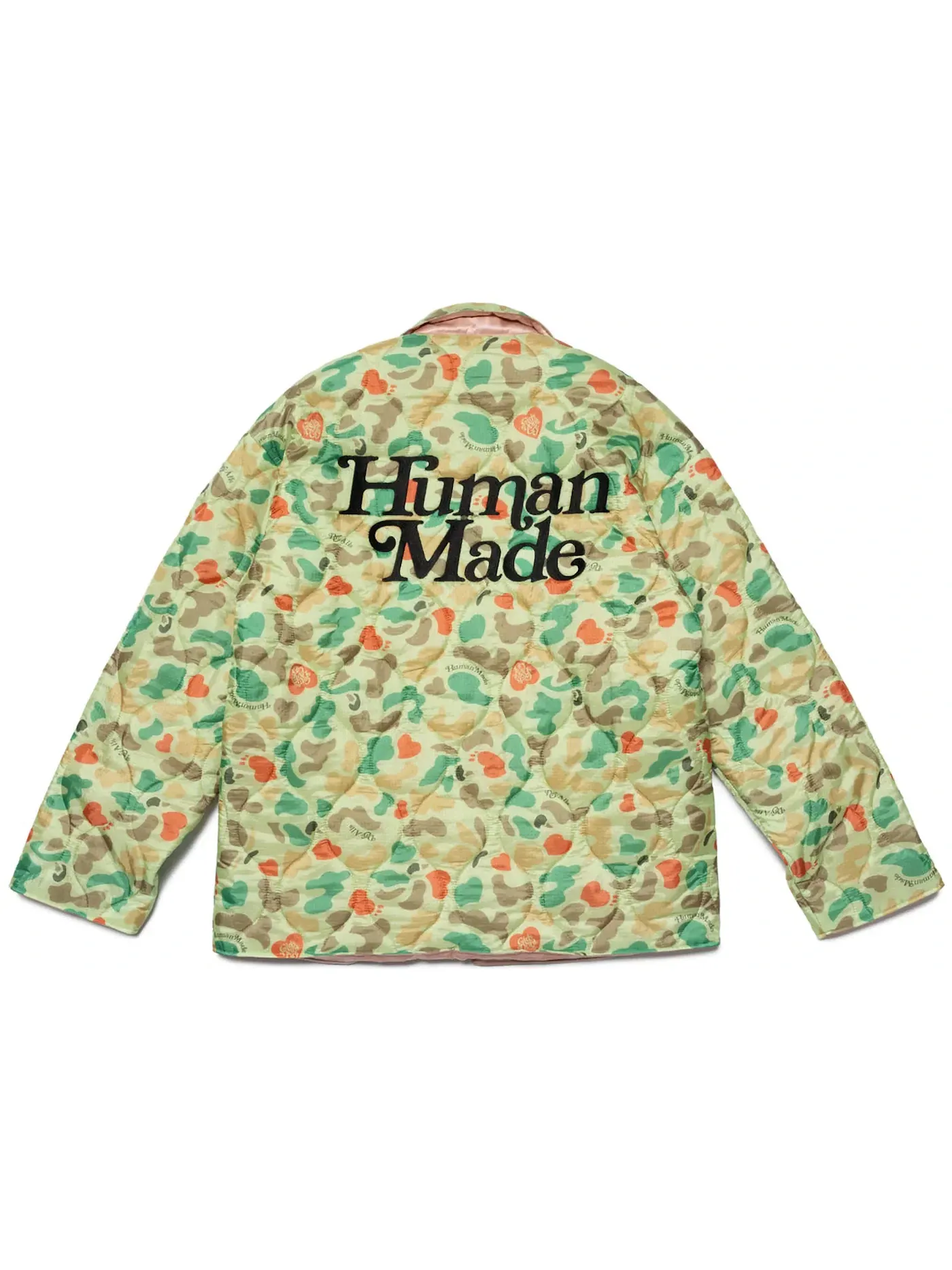 Мужская куртка с камуфляжным принтом Human Made x Girls Don't Cry Heart Camo Jacket — изображение 2 из 3, зеленый