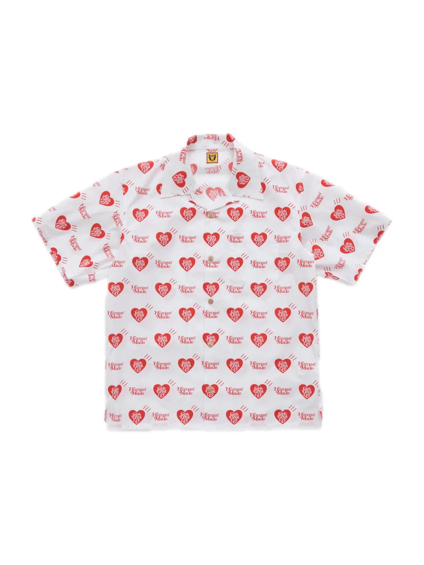 Мужская футболка с принтом Human Made x Girls Don't Cry Shirt — изображение 1 из 1, красный/белый