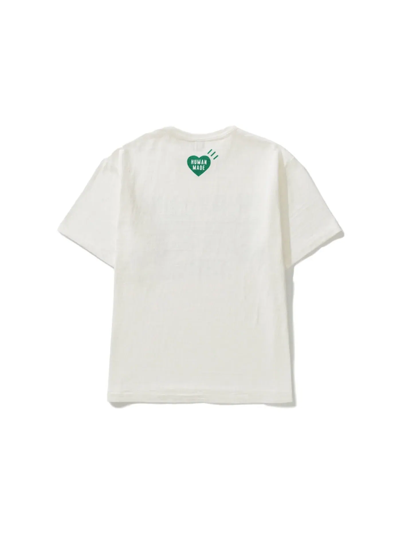 Мужская футболка с принтом Human Made T-Shirt — изображение 2 из 2, белый зеленый