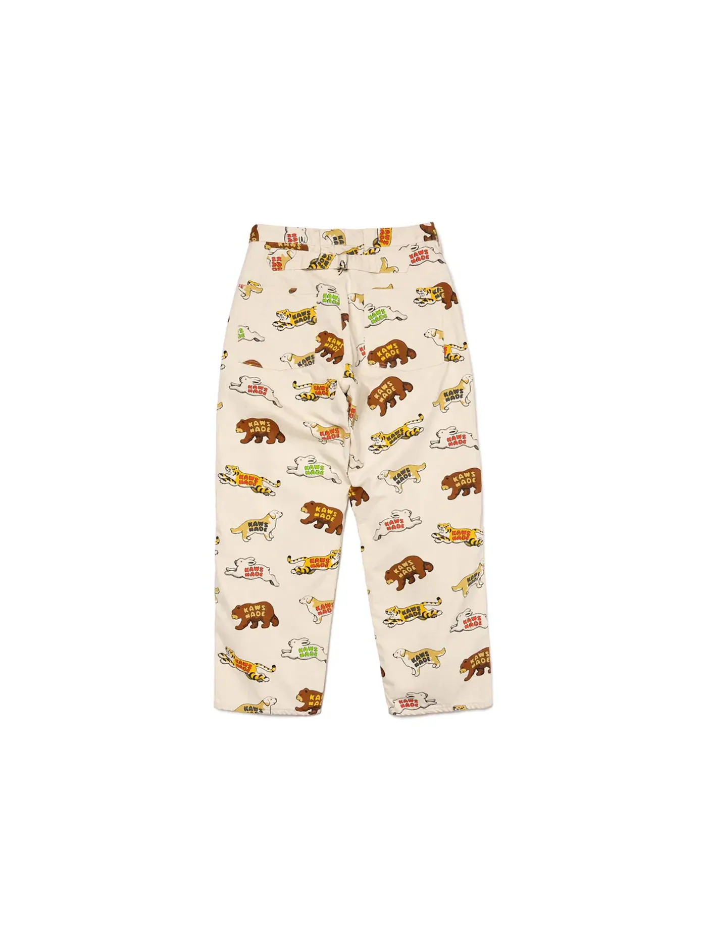 Мужские брюки с принтом Animal Patterned Pants Human Made — изображение 2 из 2, белый
