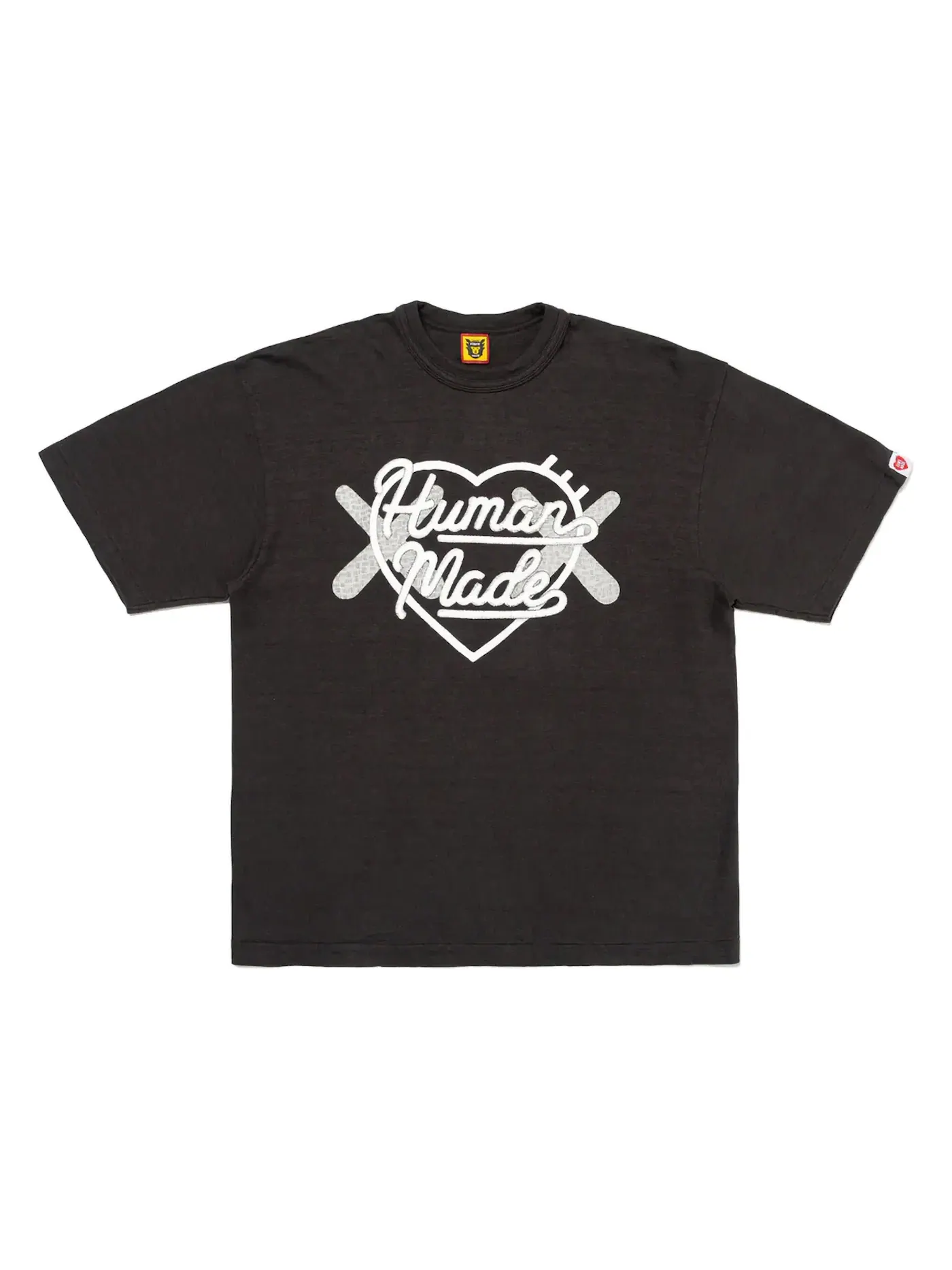 Мужская футболка с принтом Human Made x KAWS T-shirt — изображение 1 из 1, черный