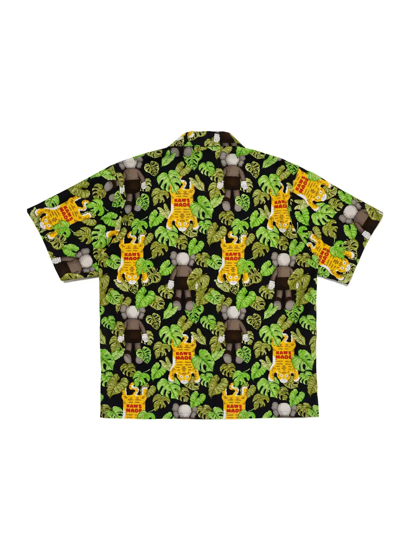 Мужская рубашка с принтом Human Made x KAWS Made Aloha Shirt — изображение 2 из 2, черный