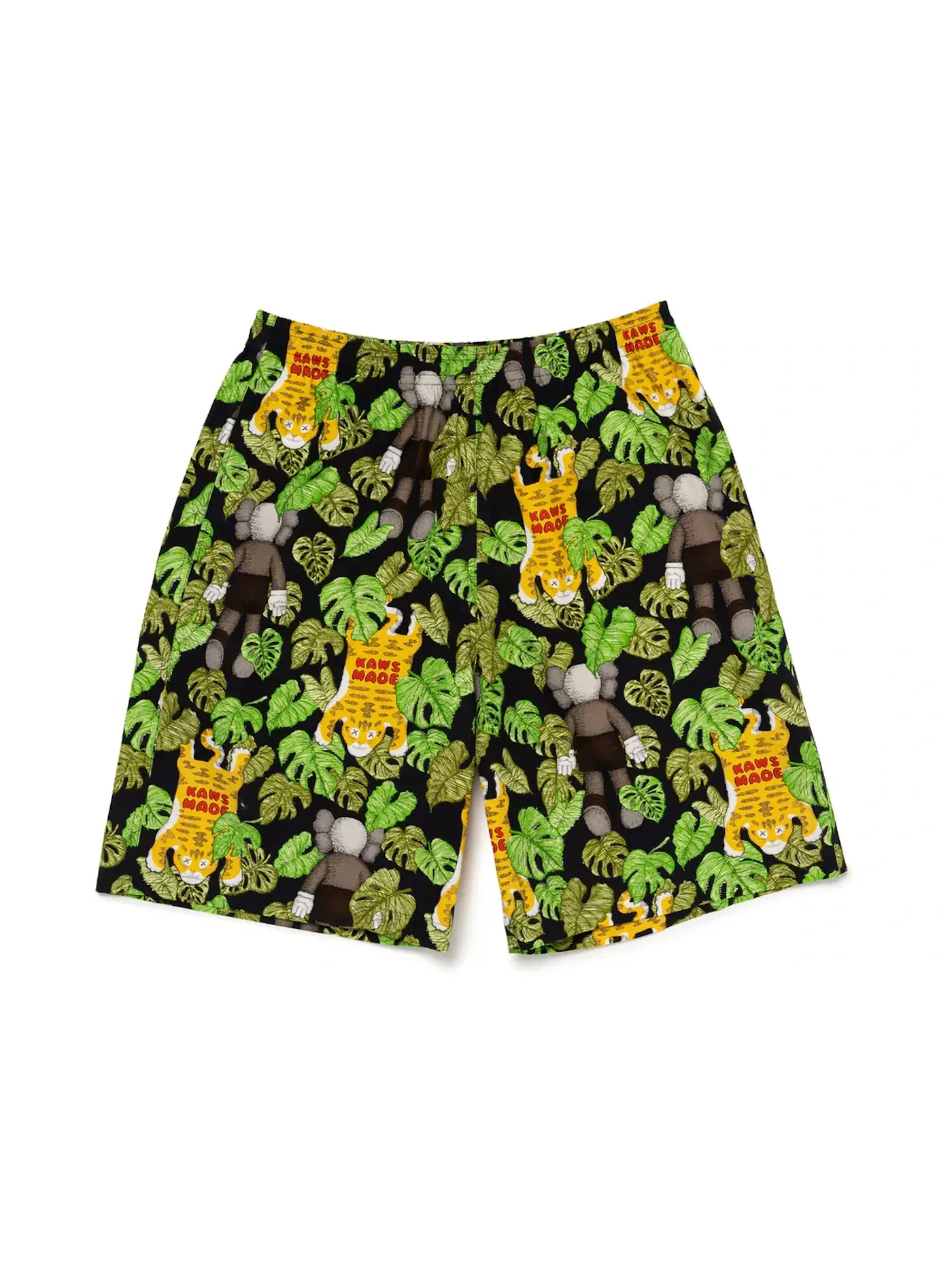 Мужские шорты с принтом Human Made x KAWS Made Aloha Shorts Human Made — изображение 1 из 2, черный