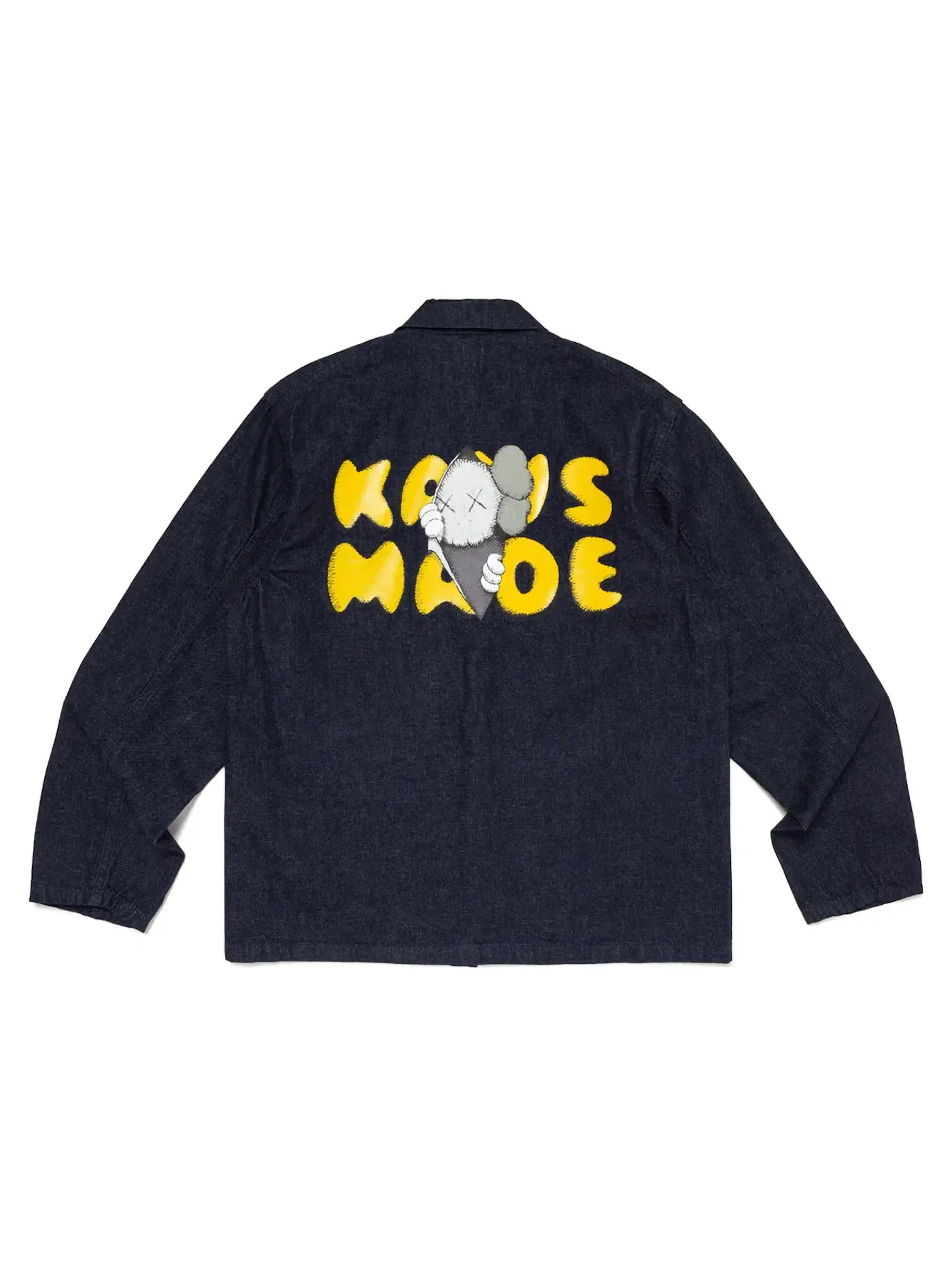 Мужская джинсовая куртка-комбинезон Human Made x KAWS — изображение 1 из 2, синий
