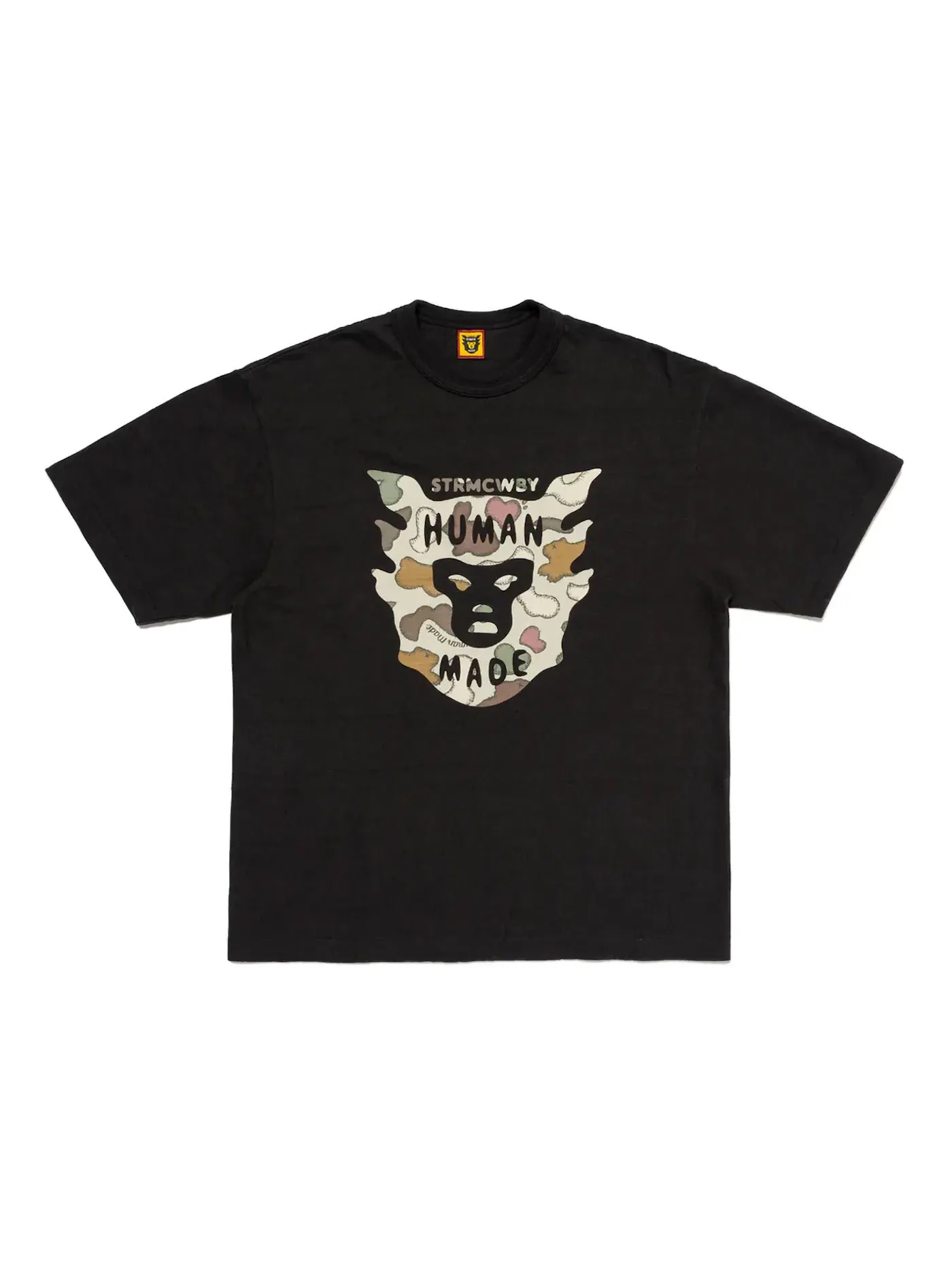 Мужская футболка с принтом Human Made x KAWS Made Graphic II T-shirt — изображение 1 из 2, черный