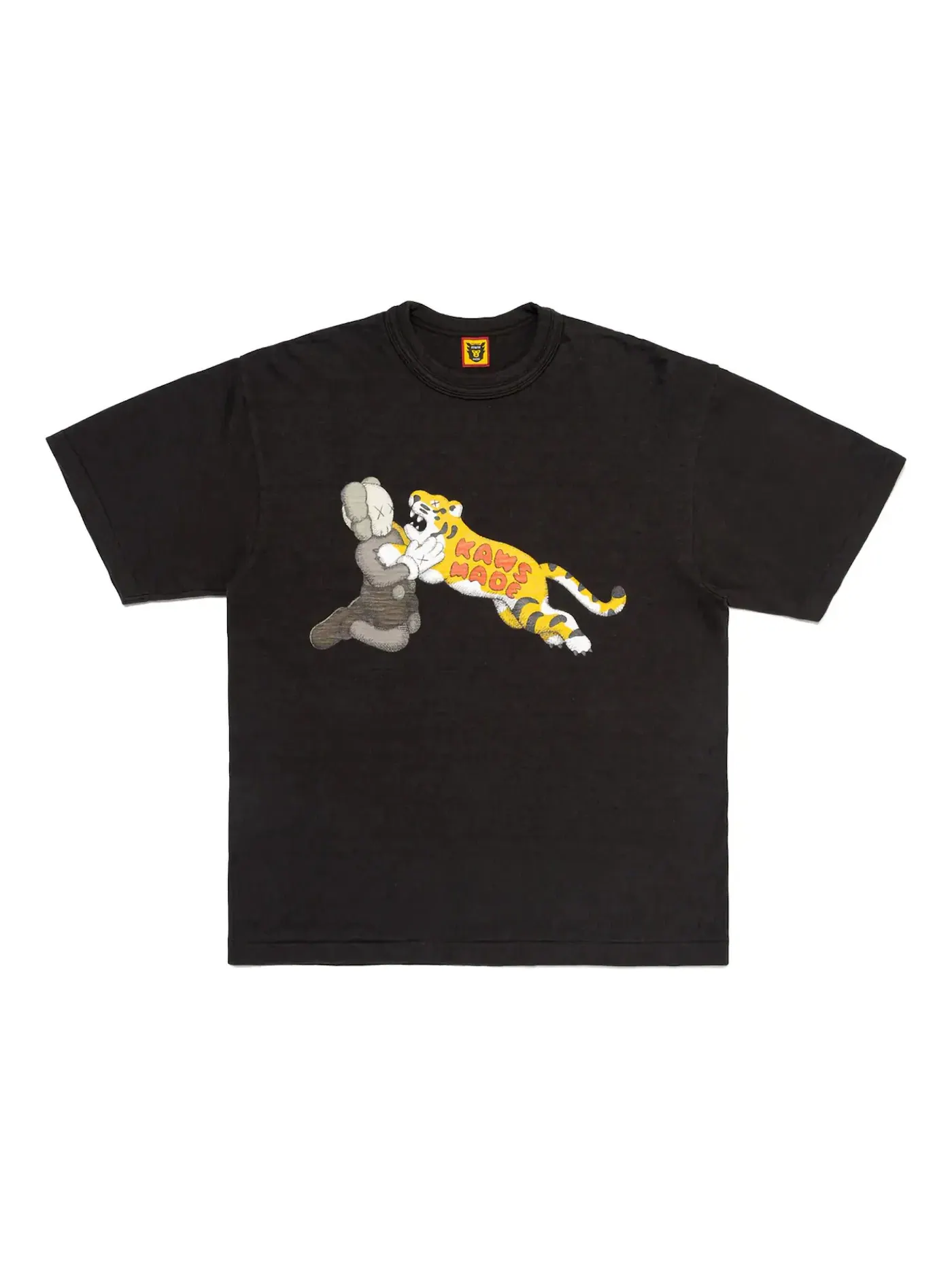 Мужская футболка с принтом Human Made x KAWS Made Graphic II T-shirt (SS24) Human Made — изображение 1 из 2, черный