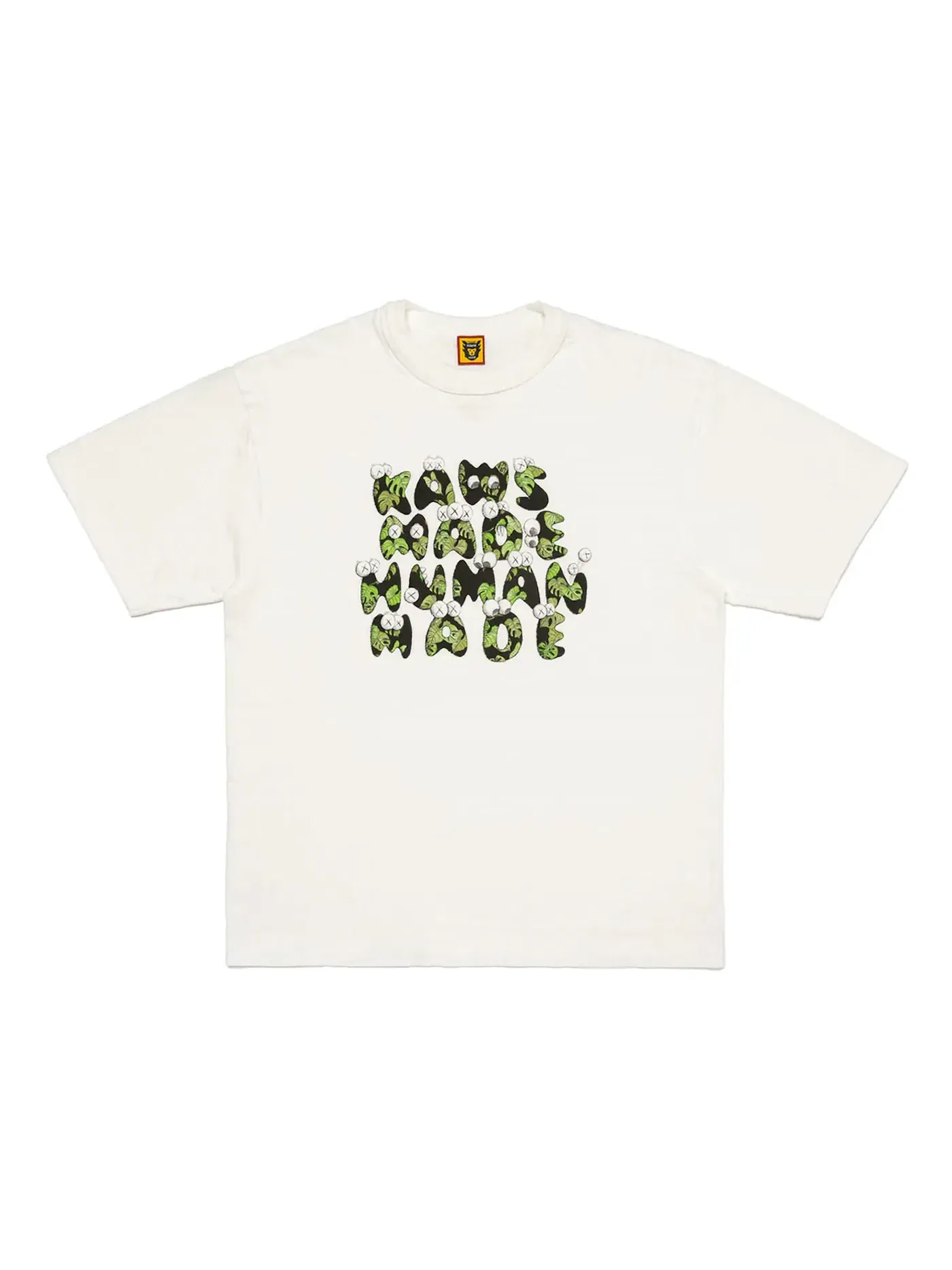 Мужская футболка с принтом Human Made x KAWS Made Graphic IIII T-shirt — изображение 1 из 2, белый