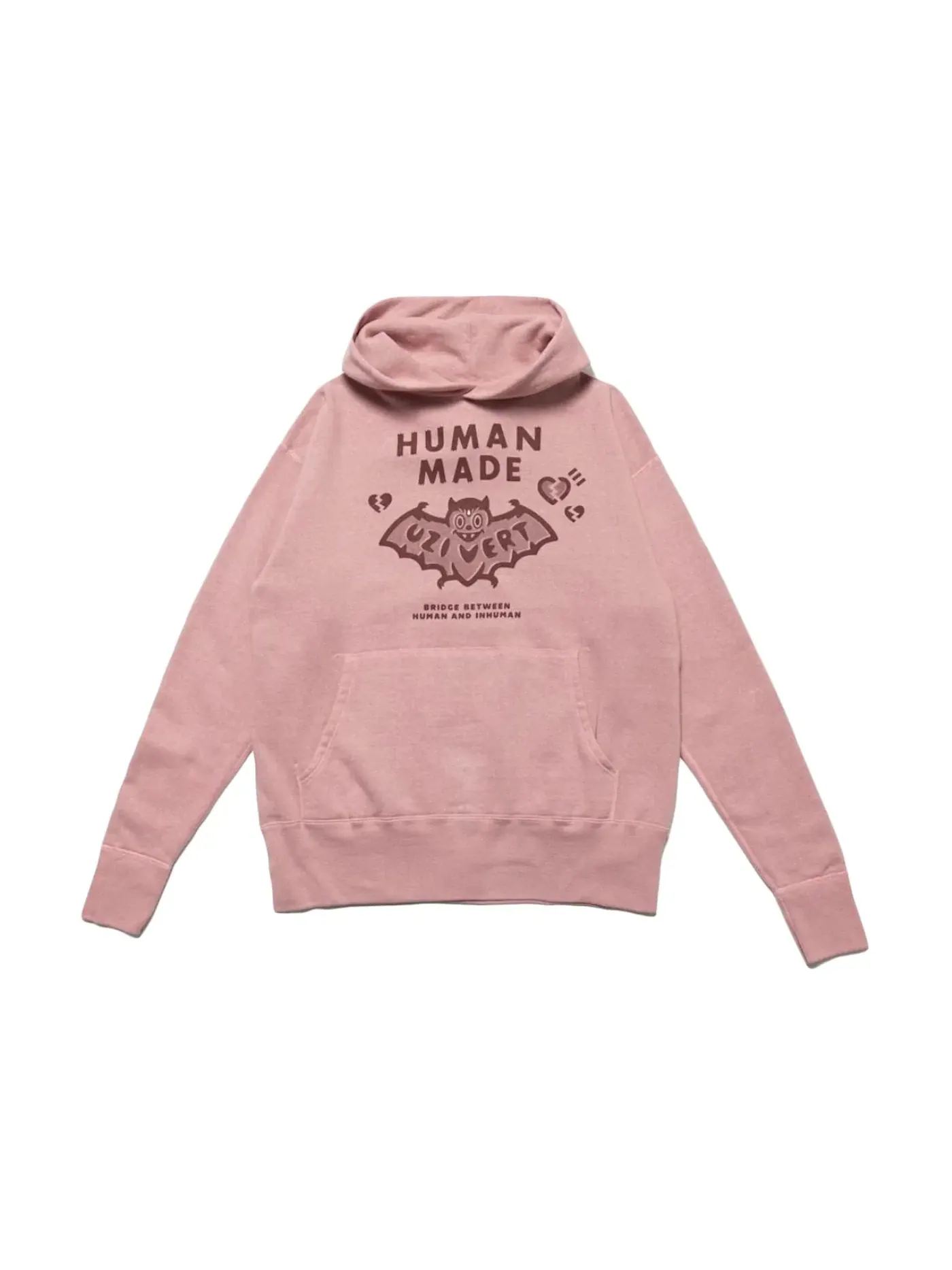 Мужской худи с принтом Human Made x Lil Uzi Vert Hoodie — изображение 1 из 2, розовый