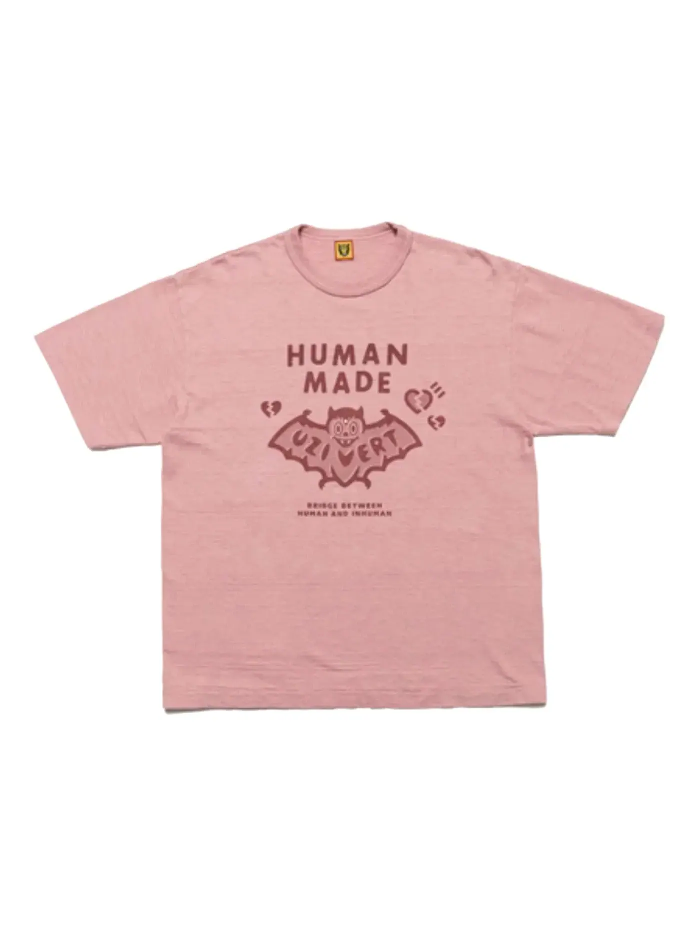 Мужская футболка с принтом Human Made x Lil Uzi Vert T-Shirt — изображение 1 из 2, розовый