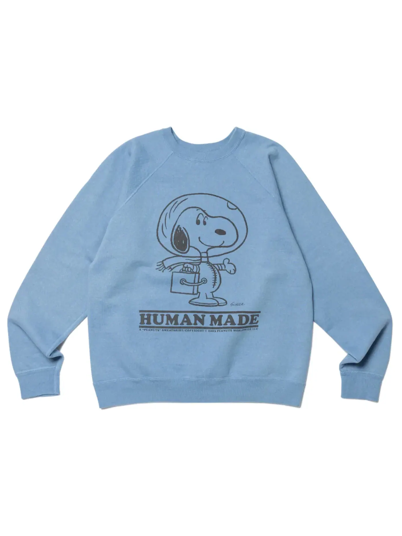 Мужской свитшот с принтом #1 Snoopy Human Made — изображение 1 из 2, синий