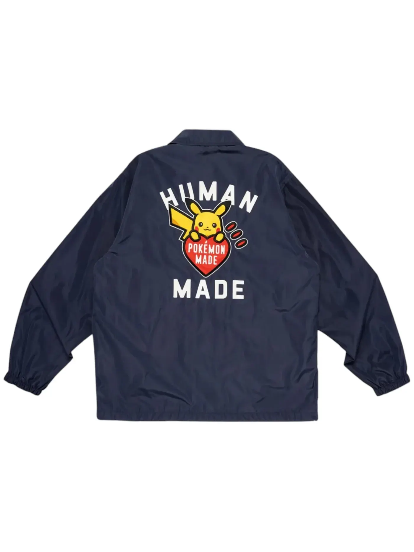 Мужская куртка-тренч с принтом Human Made x Pokemon Coach Jacket Human Made — изображение 2 из 2, темно-синий