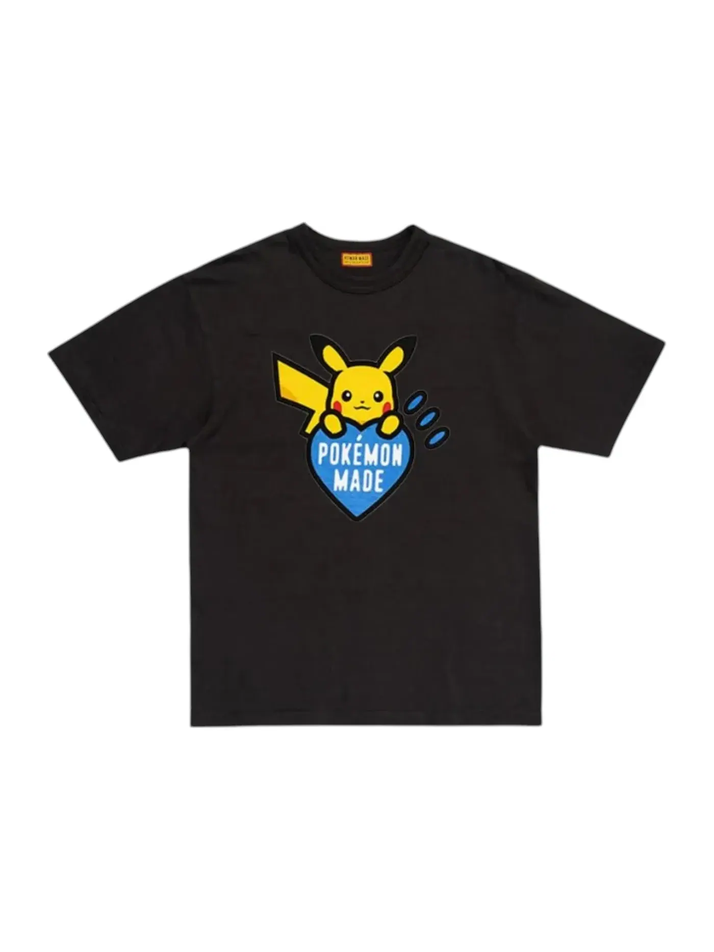 Мужская футболка с принтом Human Made x Pokemon Graphic Pikachu Offline Store T-shirt — изображение 1 из 1, черный