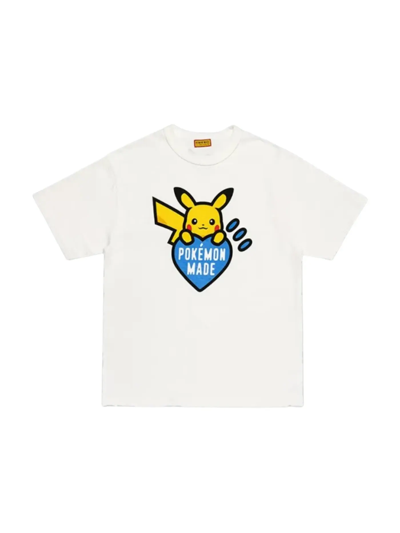Мужская футболка с принтом Human Made x Pokemon Graphic Pikachu Offline Store T-shirt — изображение 1 из 1, белый