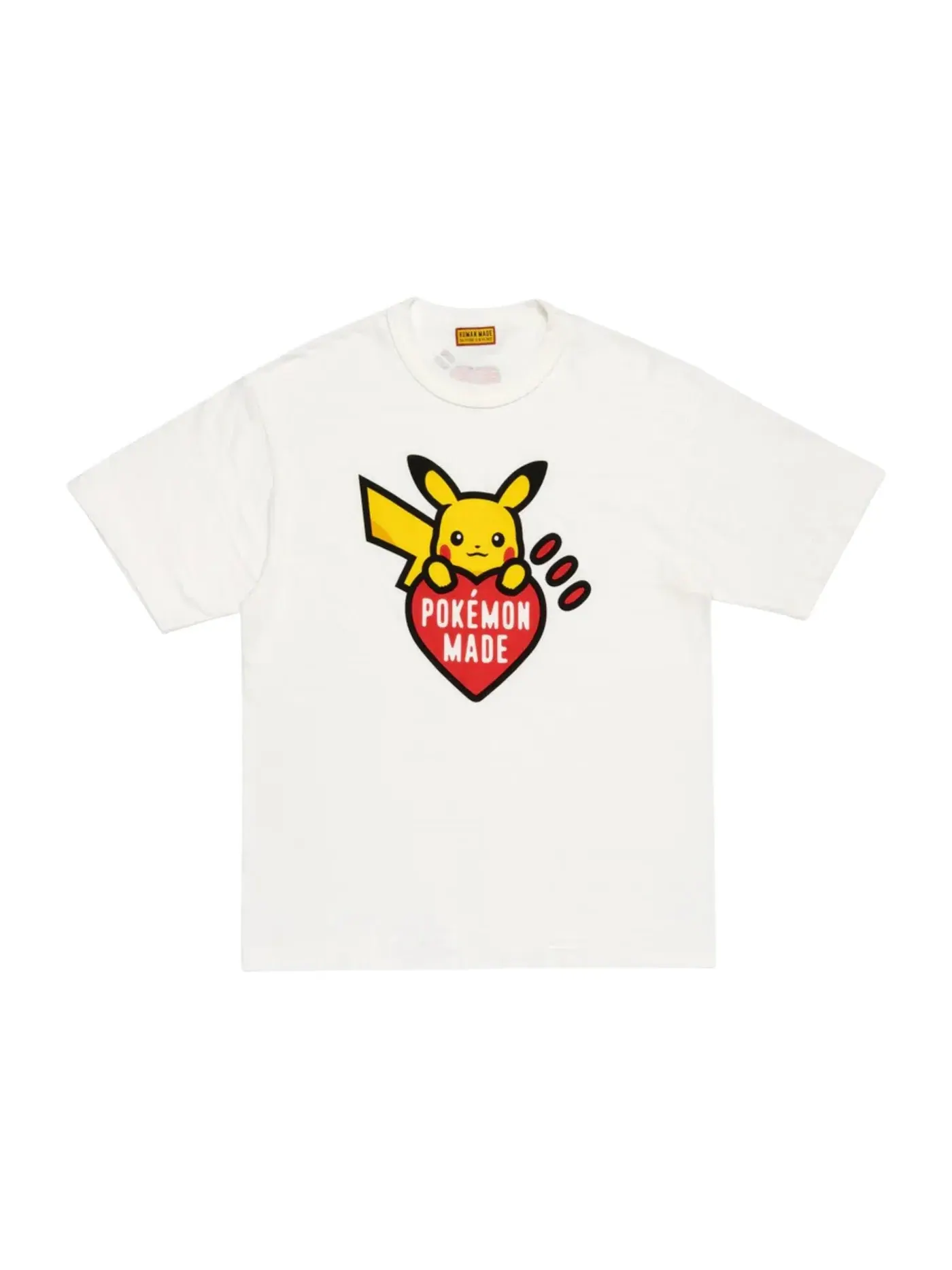 Мужская футболка с принтом Pikachu Graphic Human Made — изображение 1 из 2, белый